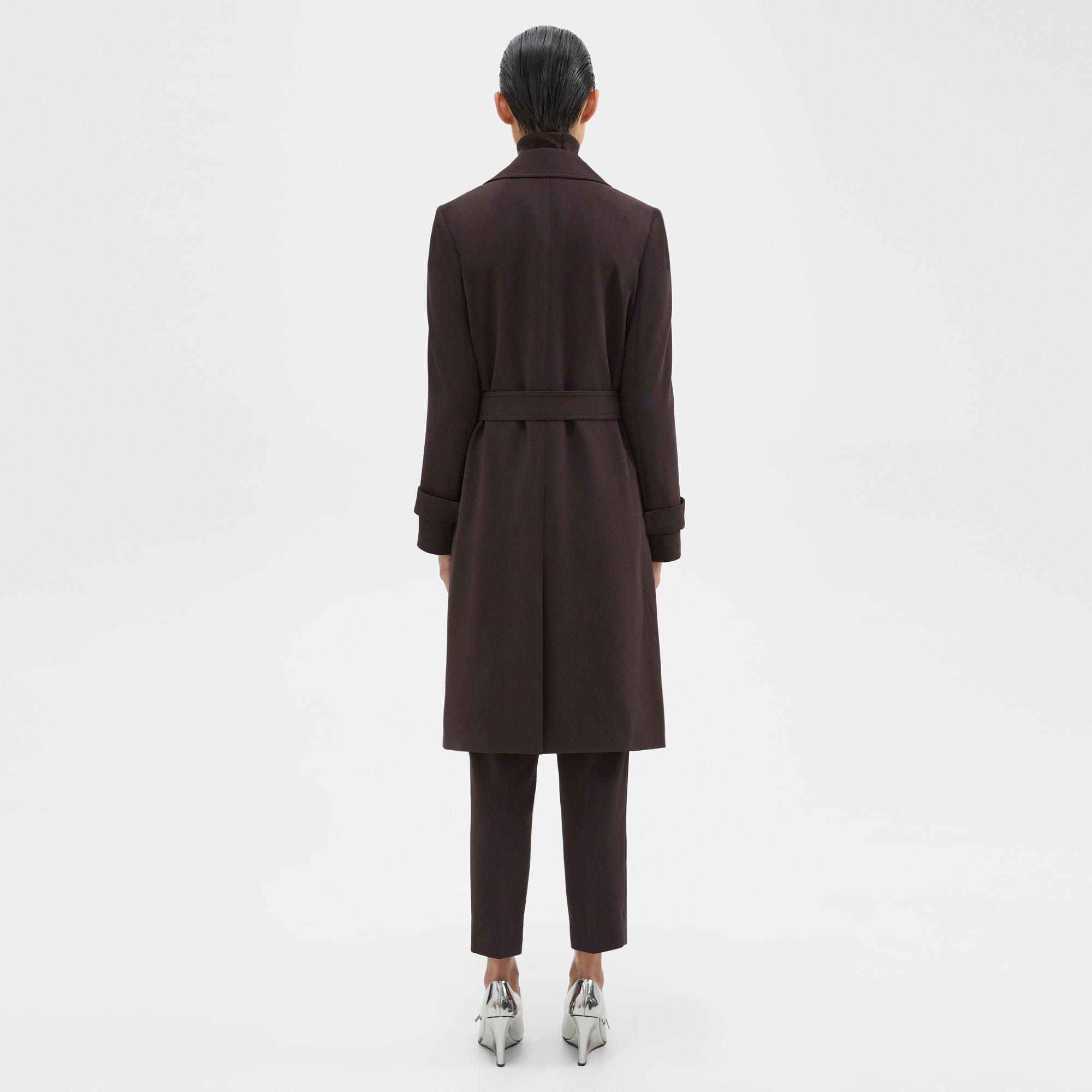 Theory oaklane trench on sale coat