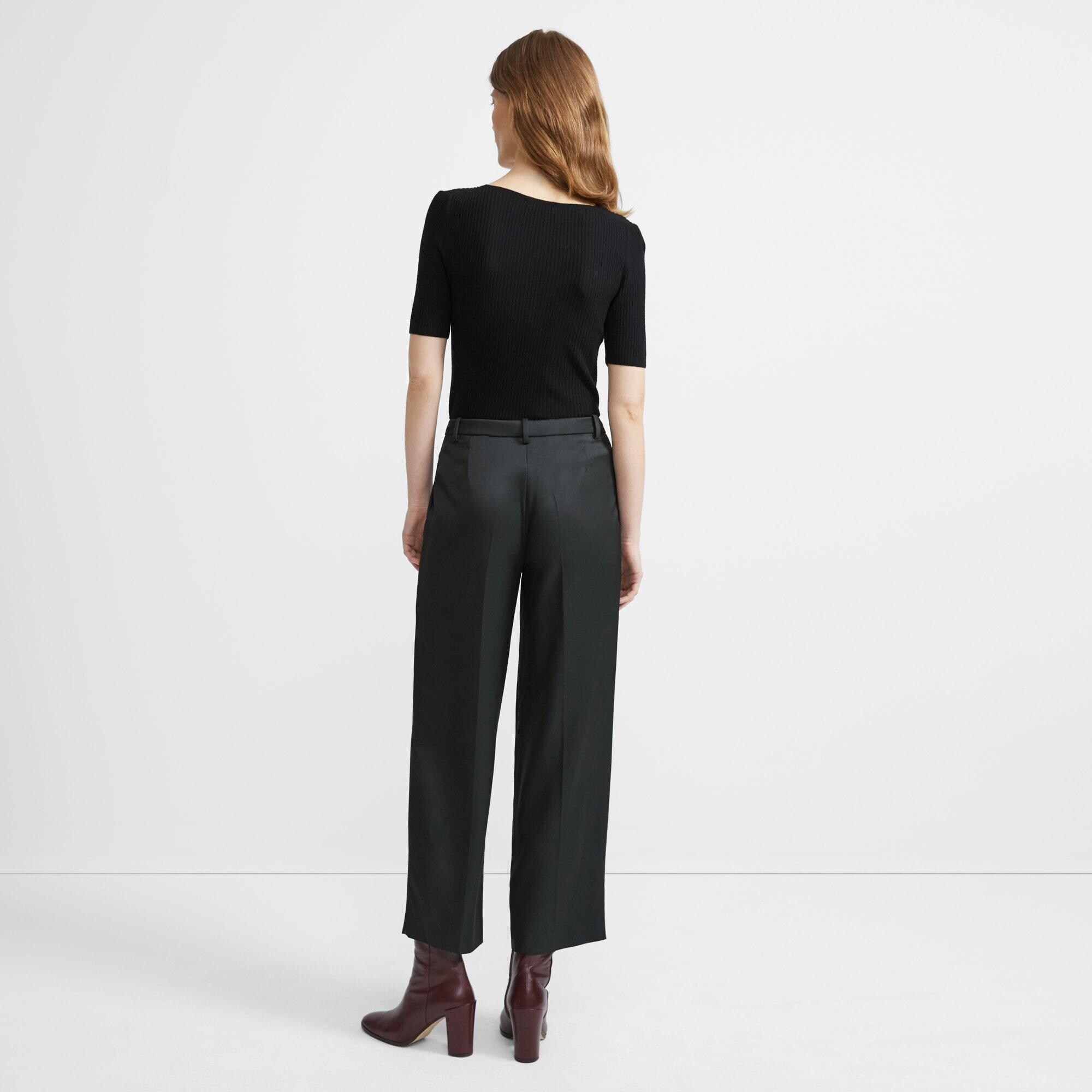 Moving Rib Tee in Regal Wool