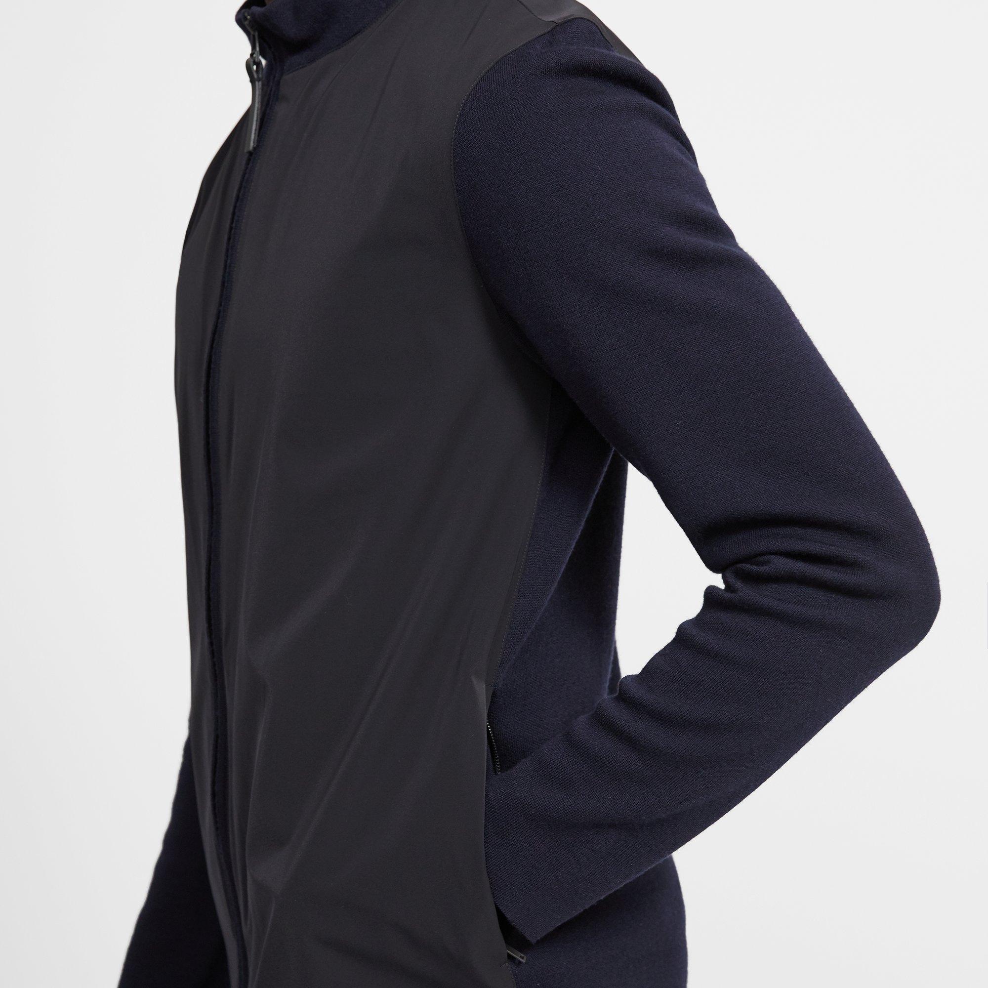 Theory Official Site | Merino Wool Combo Knit Zip-Up