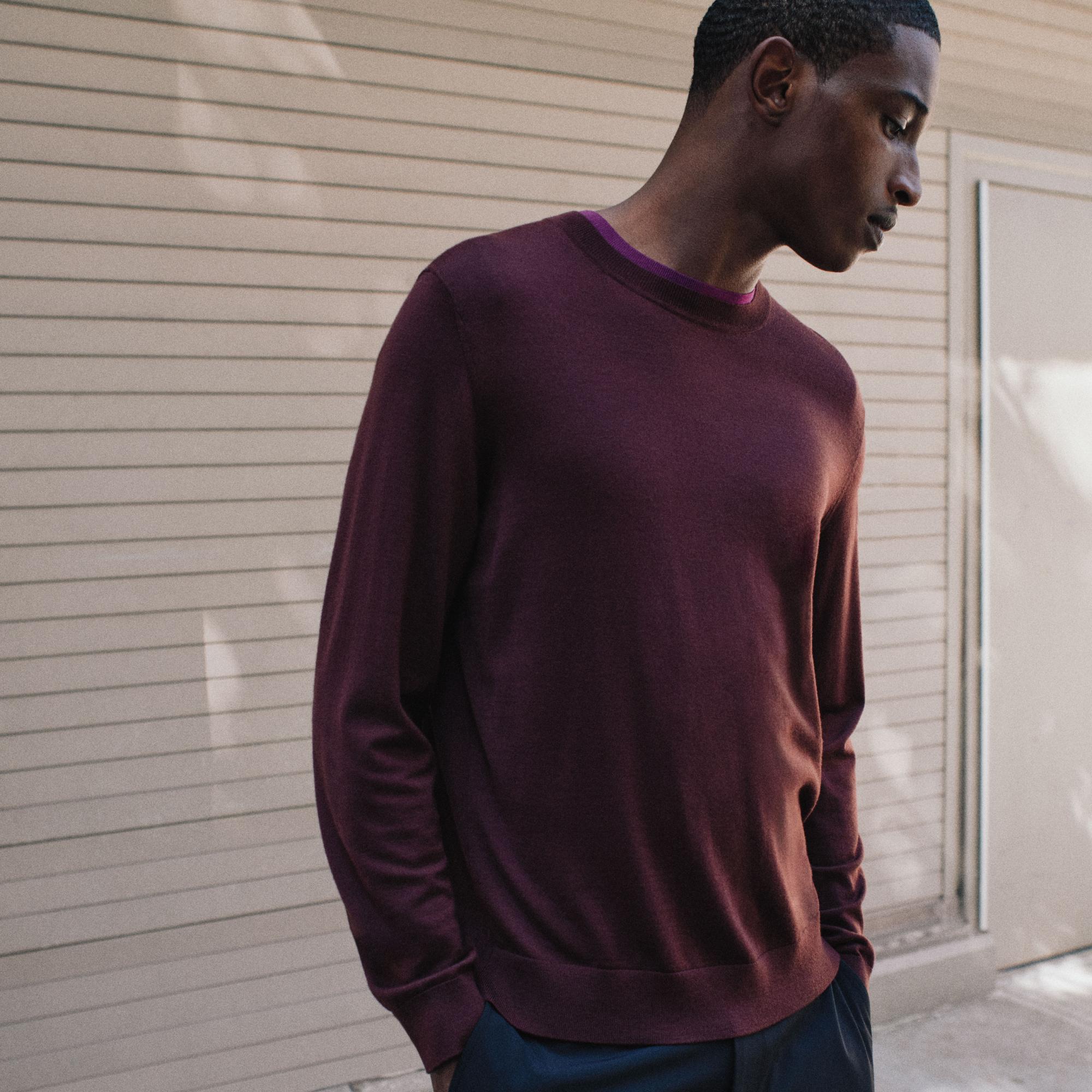 Crewneck Sweater in Regal Wool