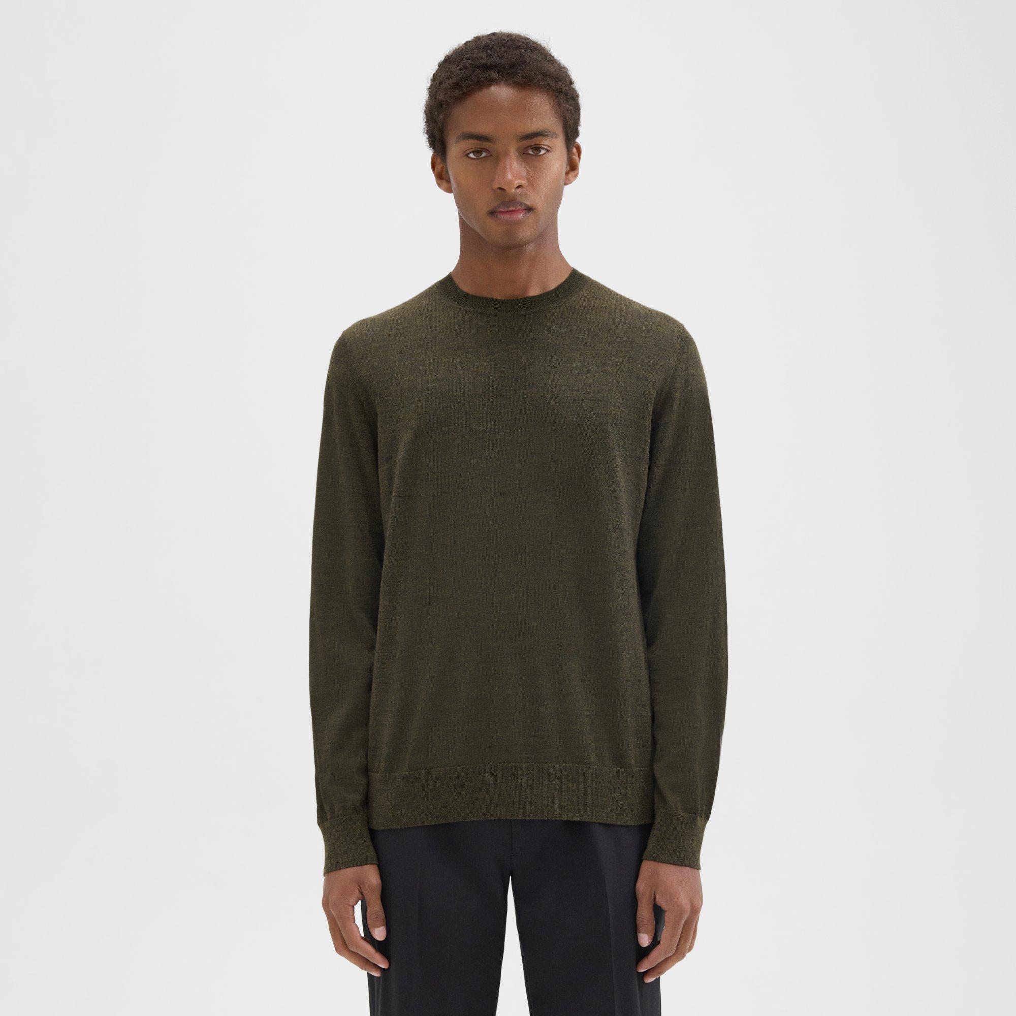 Theory Regal Wool Crewneck Sweater