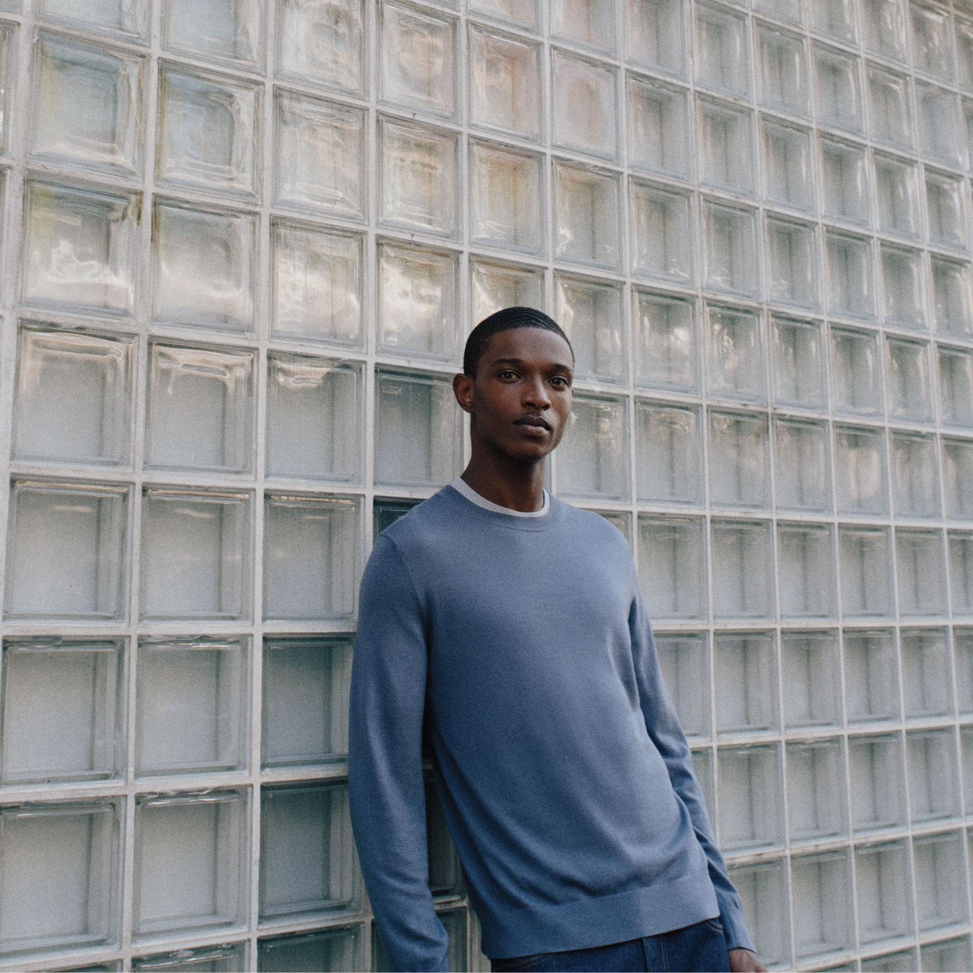 Crewneck Sweater in Regal Wool
