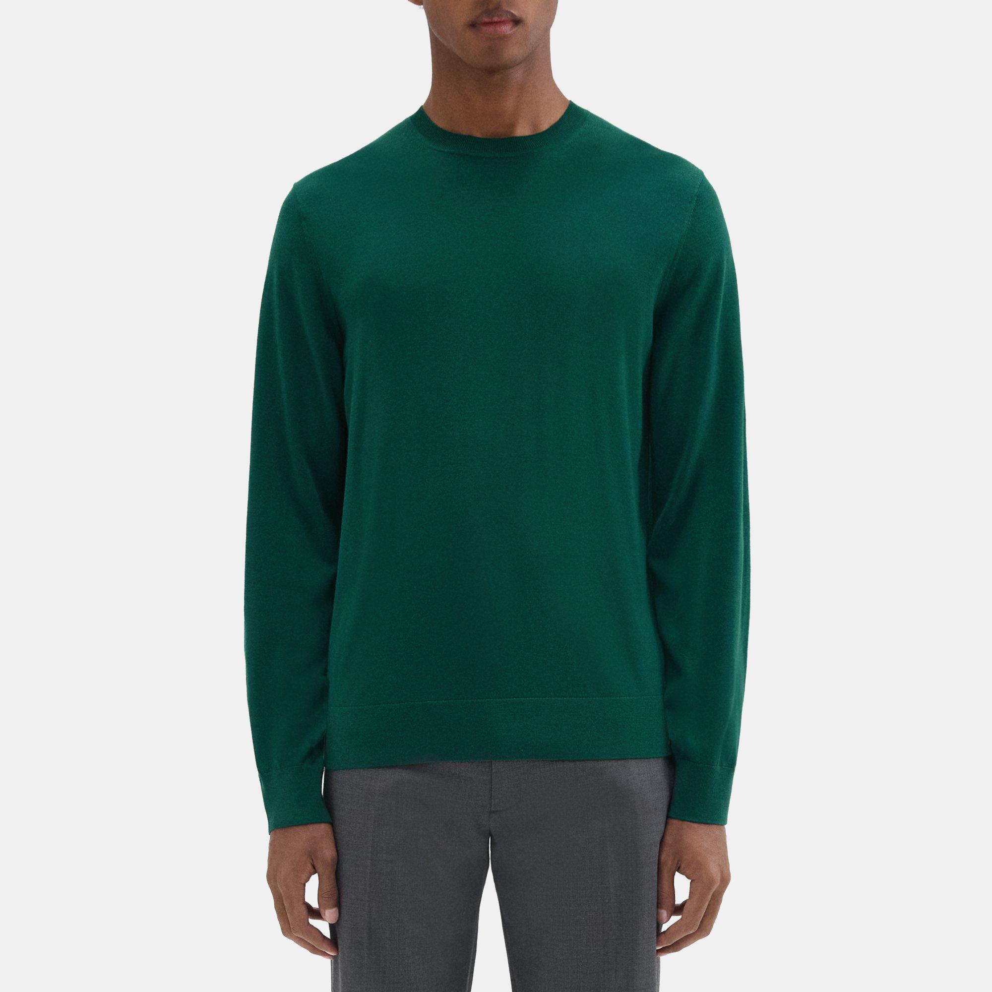 Theory Crewneck Sweater in Regal Wool