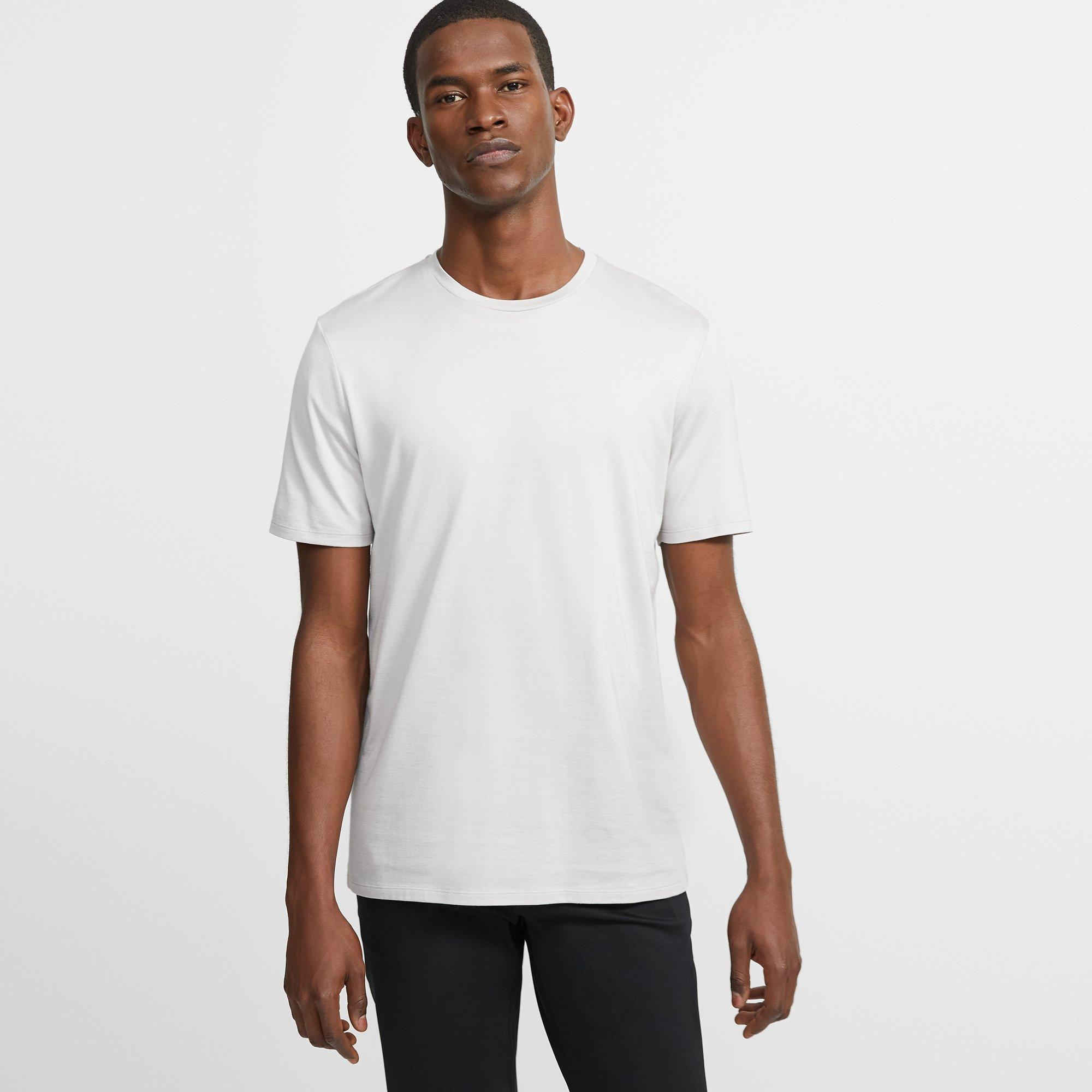 Et kors fodspor Hysterisk morsom Silk-Cotton Clean Tee | Theory