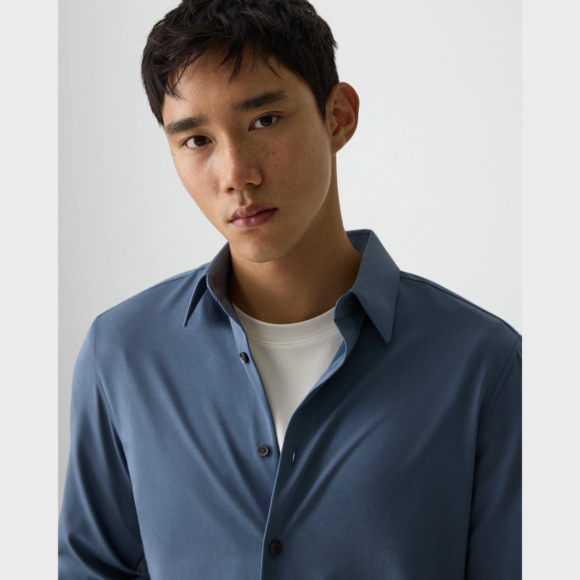 Sylvain Shirt in Structure Knit