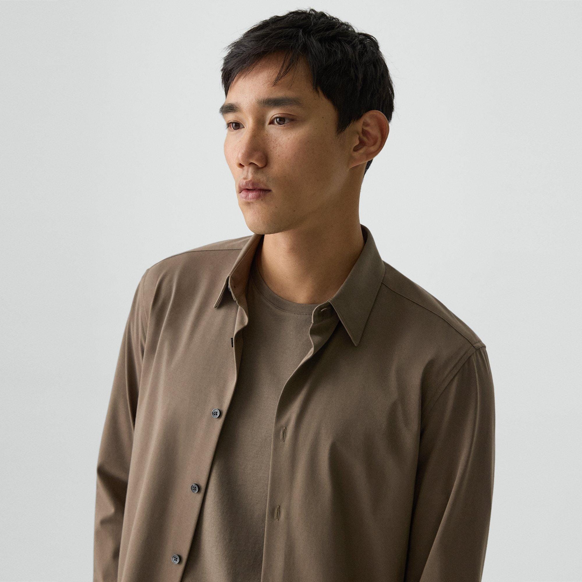 Sylvain Shirt in Structure Knit