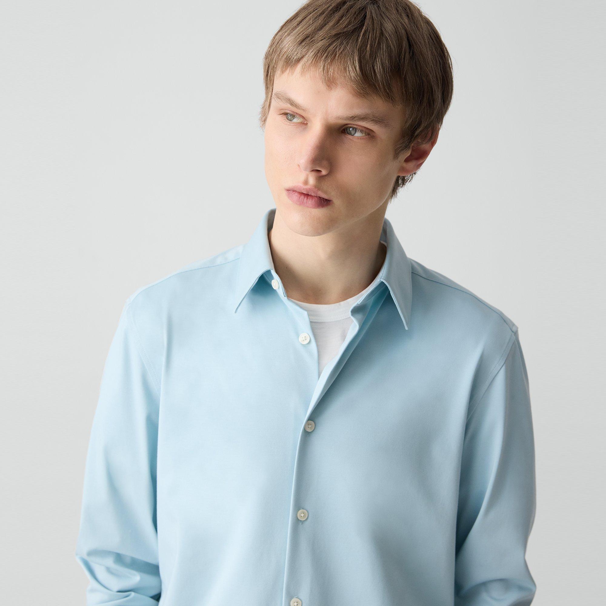 Sylvain Shirt in Structure Knit