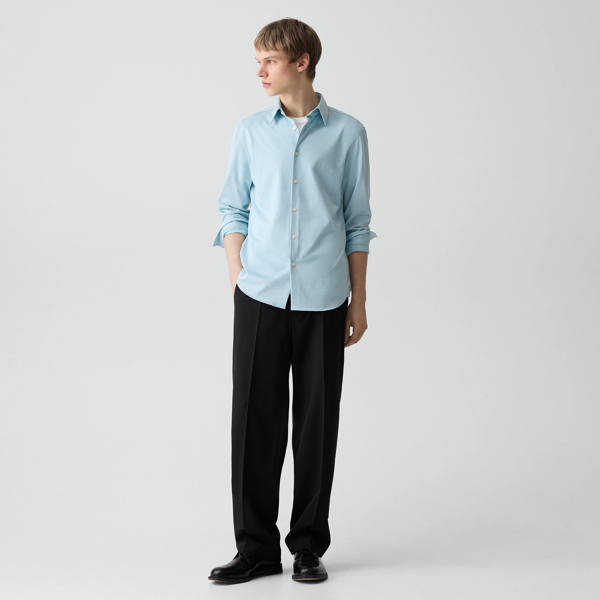 Sylvain Shirt in Structure Knit