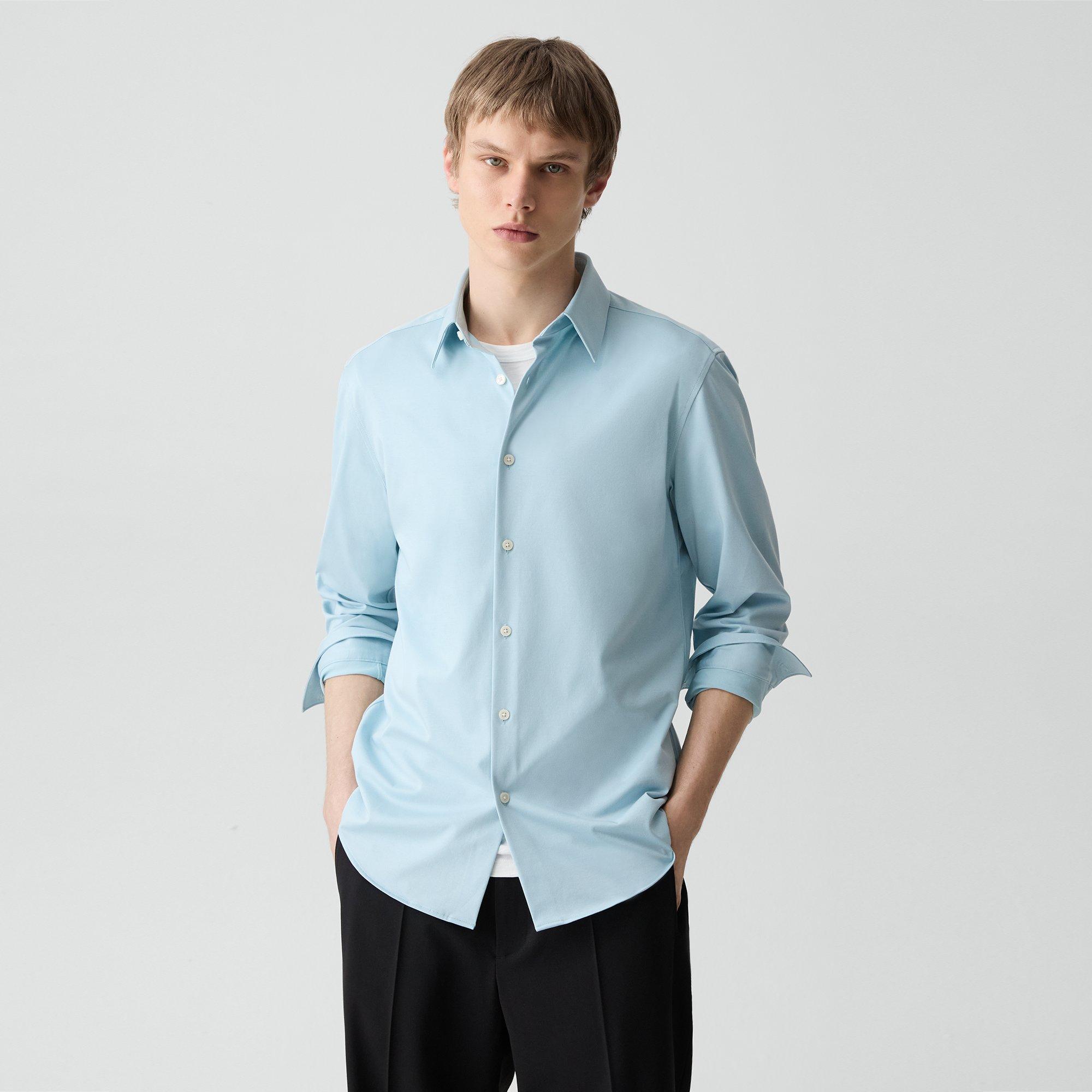 Sylvain Shirt in Structure Knit