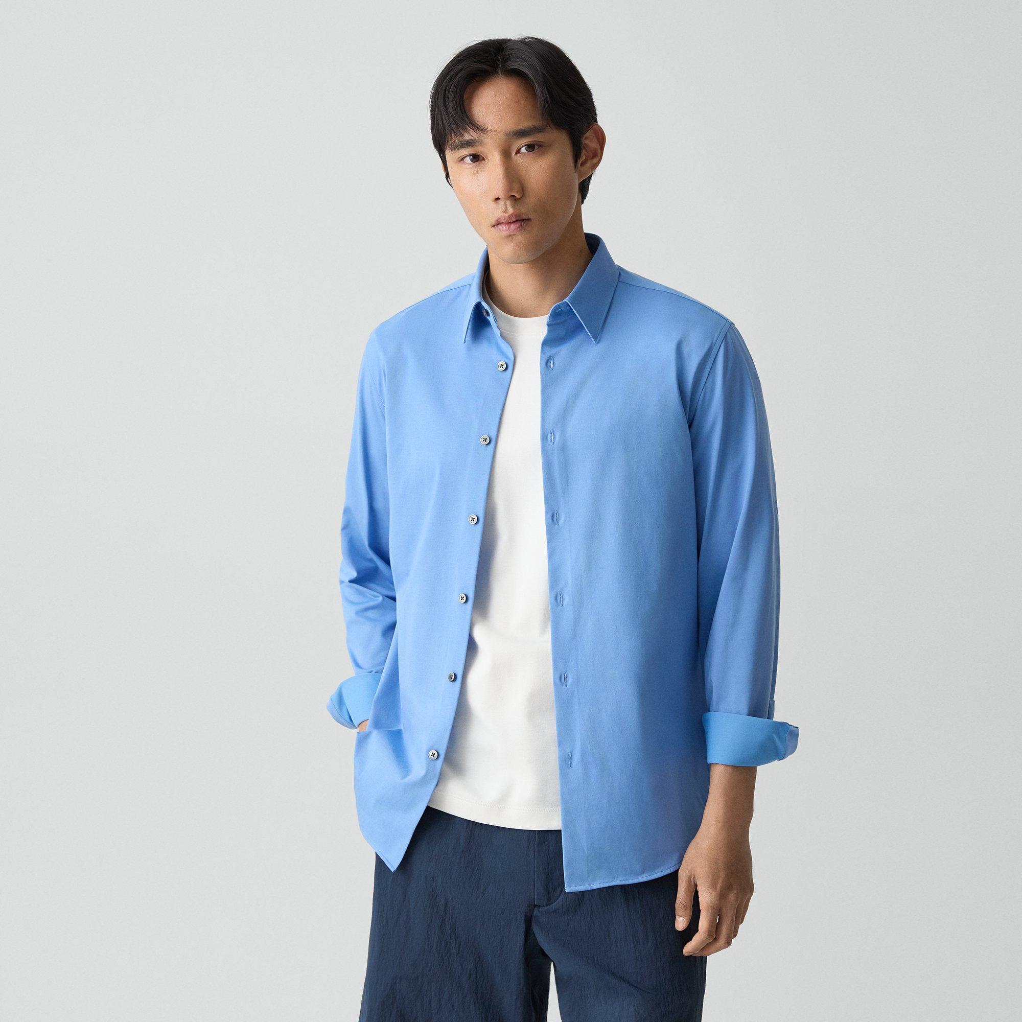 Sylvain Shirt in Structure Knit