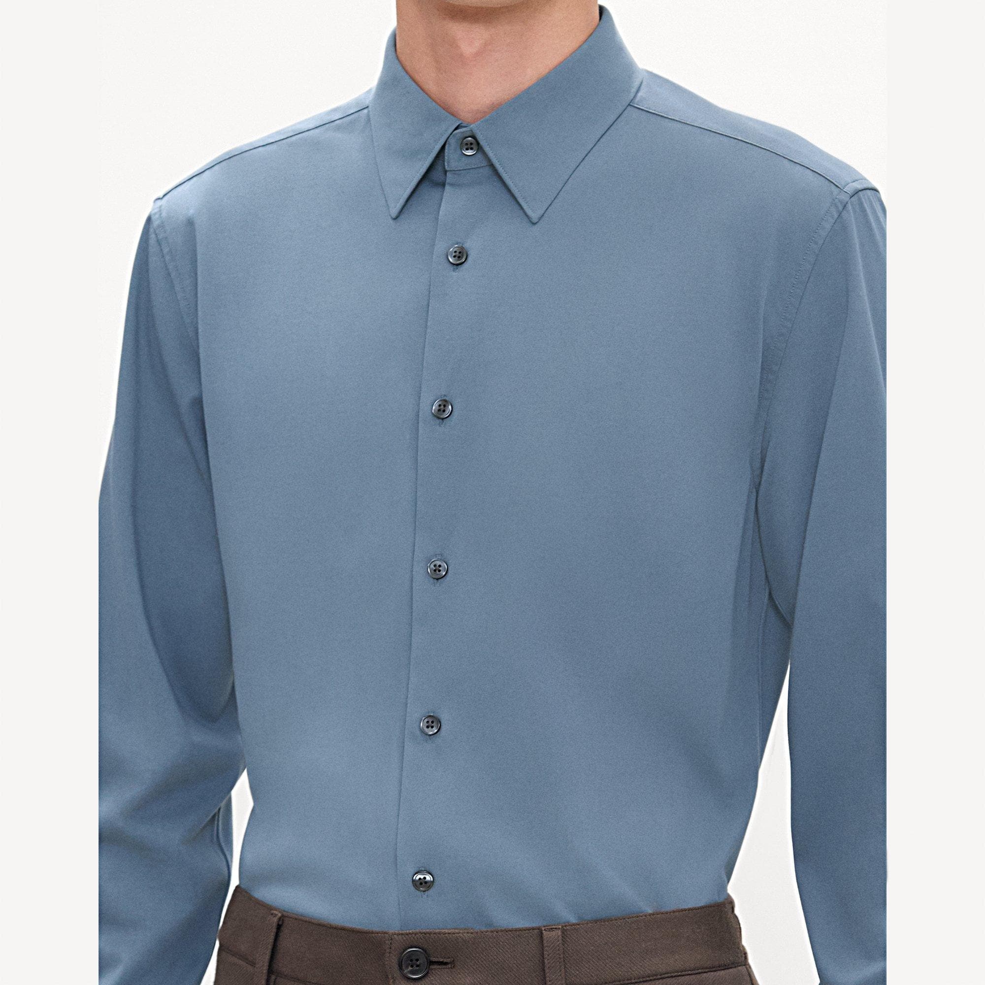 Sylvain Shirt in Structure Knit