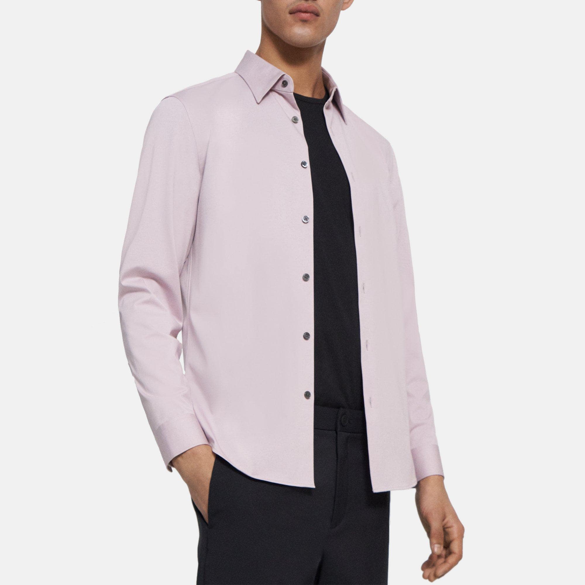 Sylvain Shirt in Structure Knit