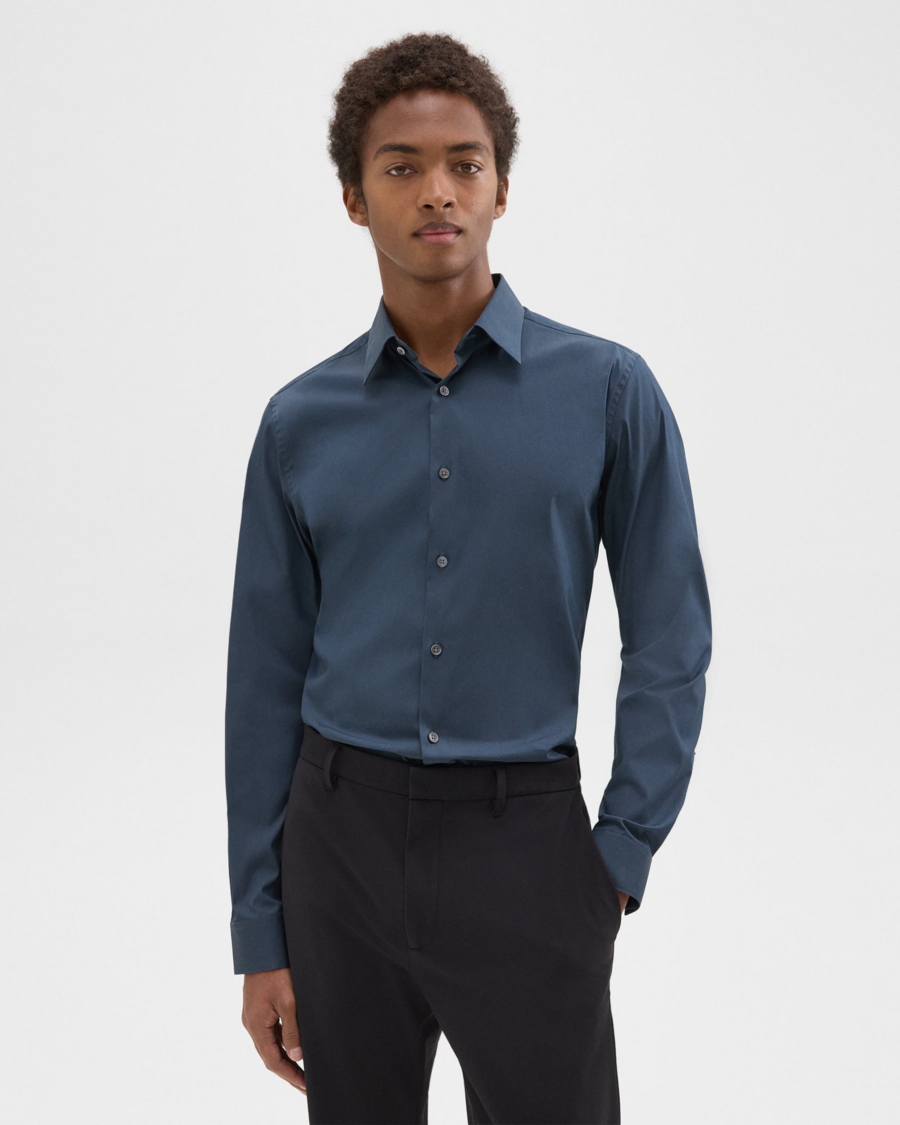 Sylvain Shirt in Structure Knit