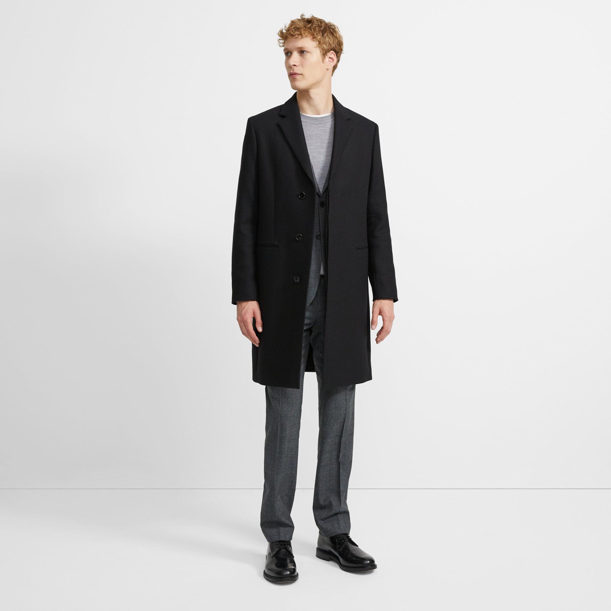 Relaxed Coat in Traceable Wool Melton