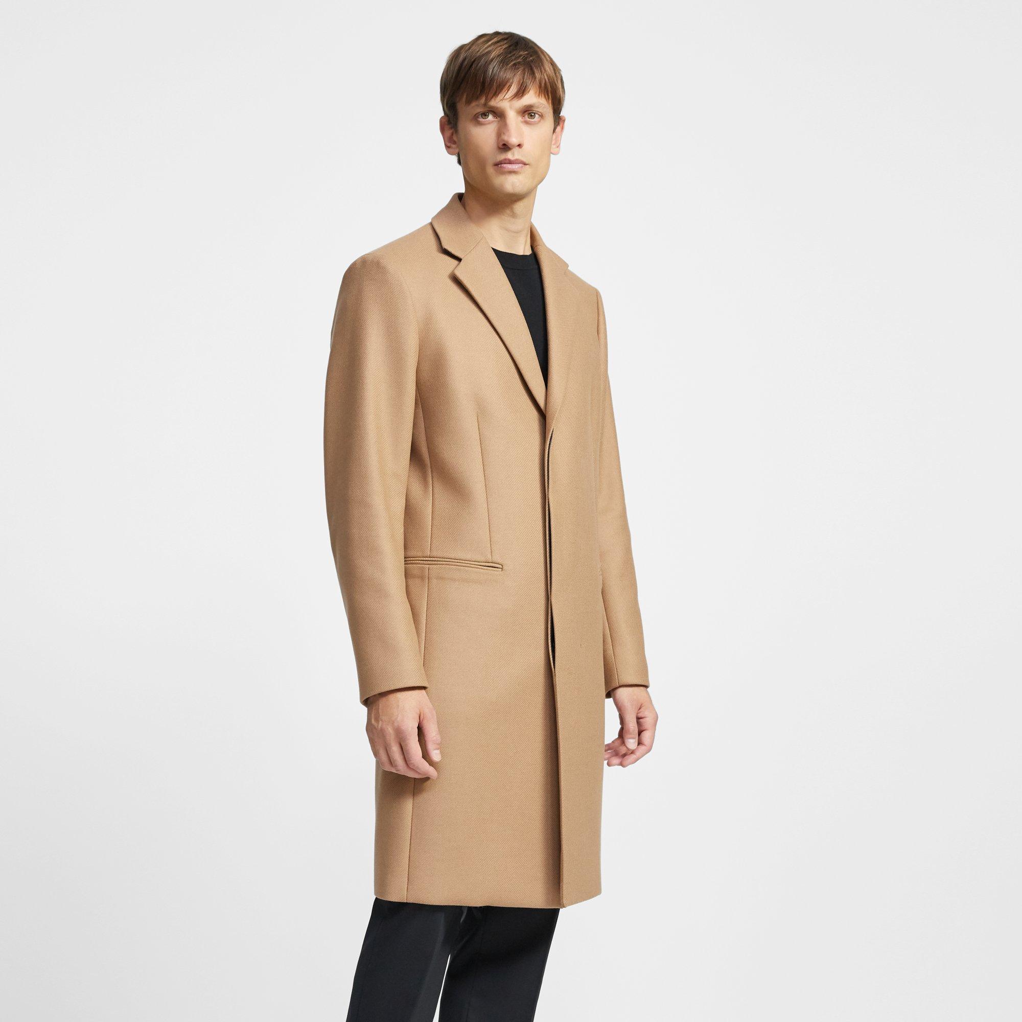 Theory Official Site | Relaxed Coat in Traceable Wool Melton