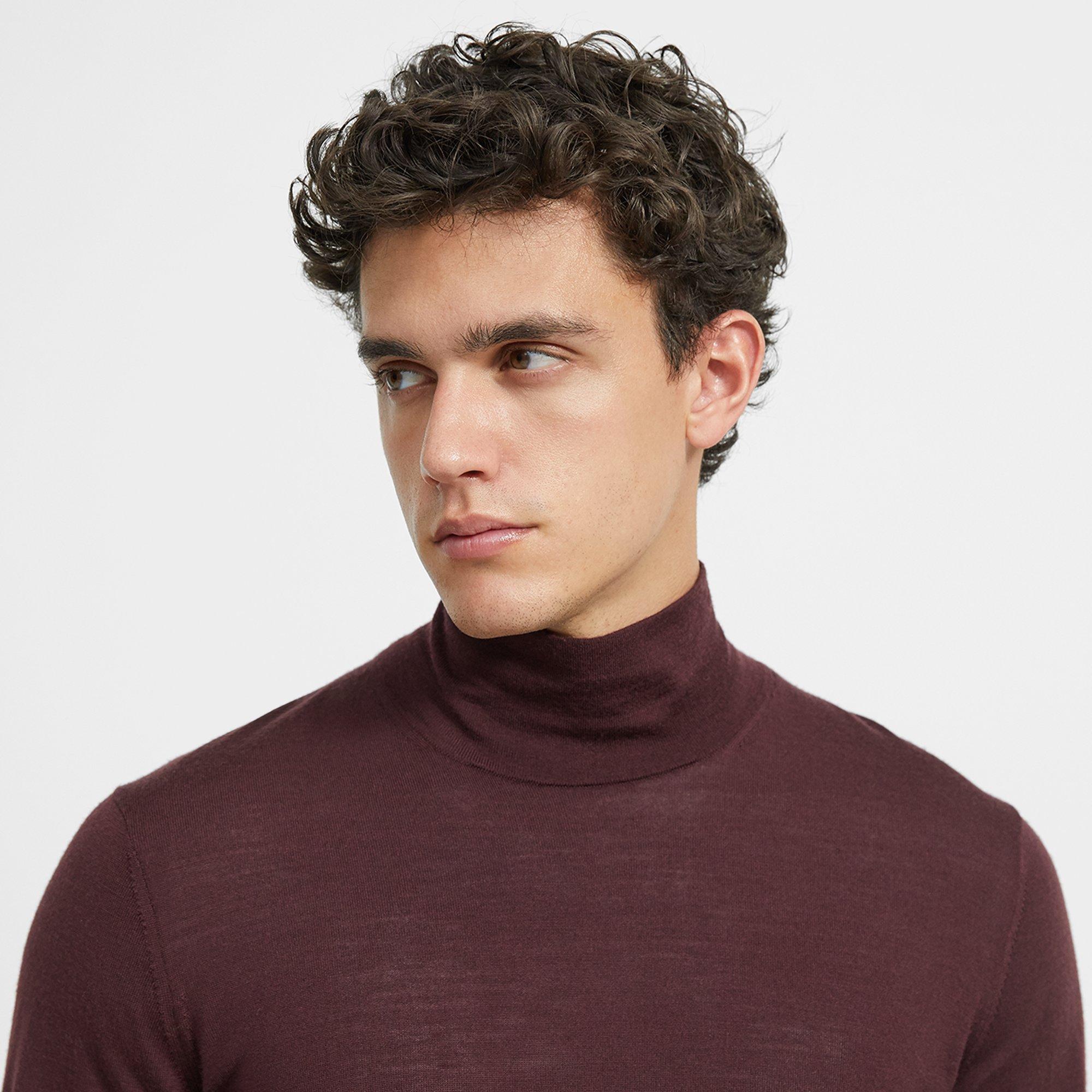Turtleneck Sweater in Regal Wool