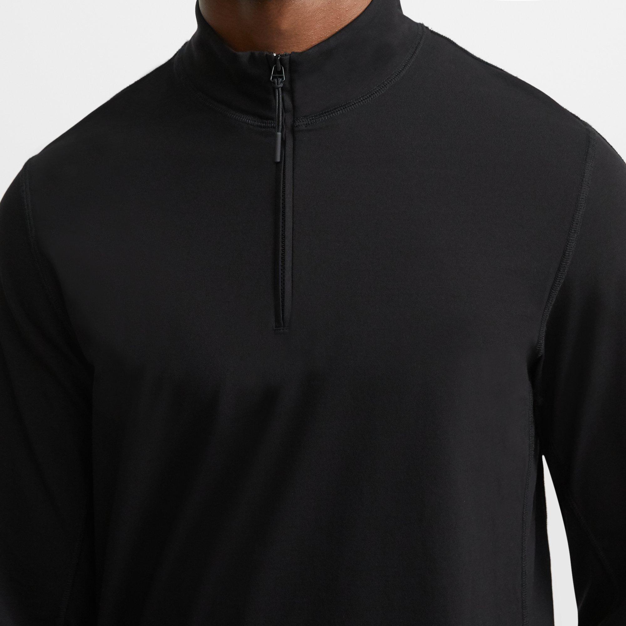 Quarter Zip Pullover in Form Jersey