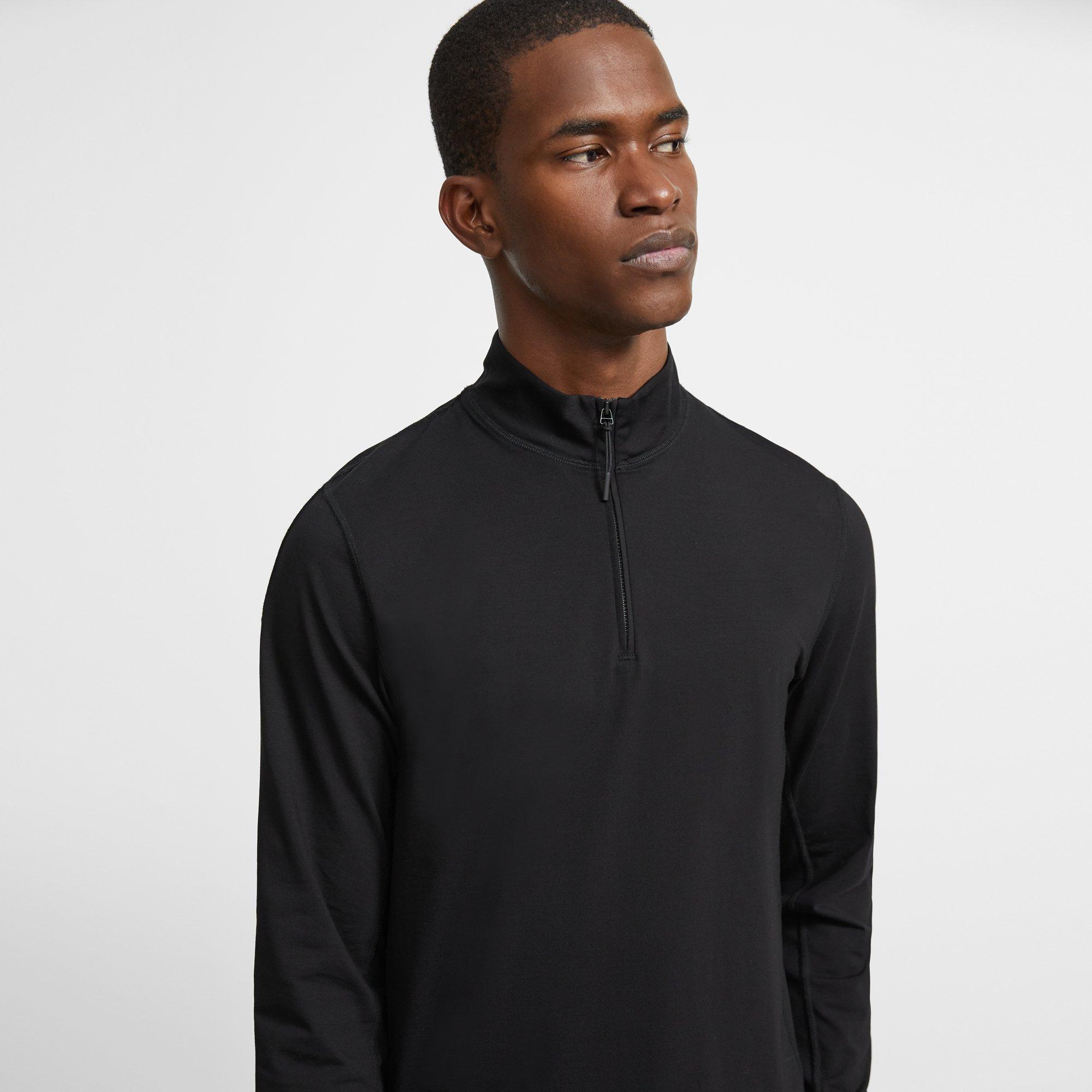 Quarter Zip Pullover in Form Jersey