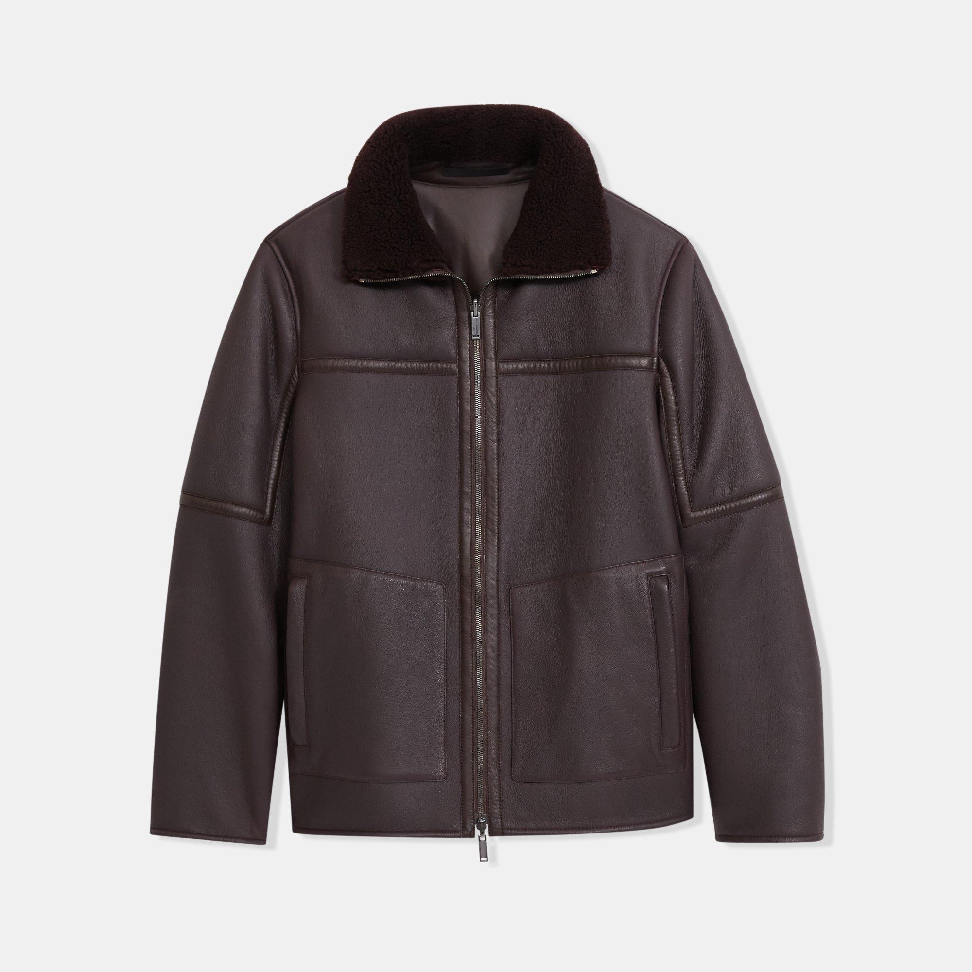 Aviator Jacket in Shearling