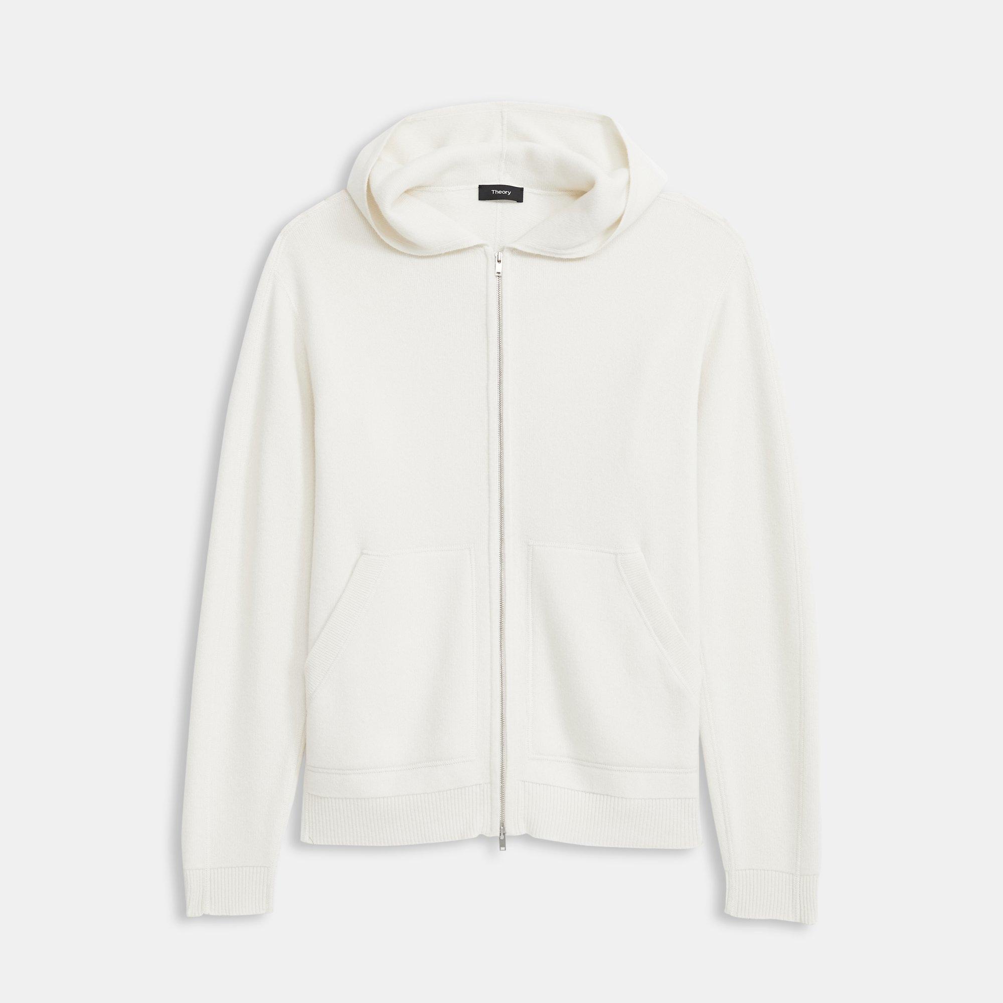 Theory Official Site | Zip Hoodie in Cashmere