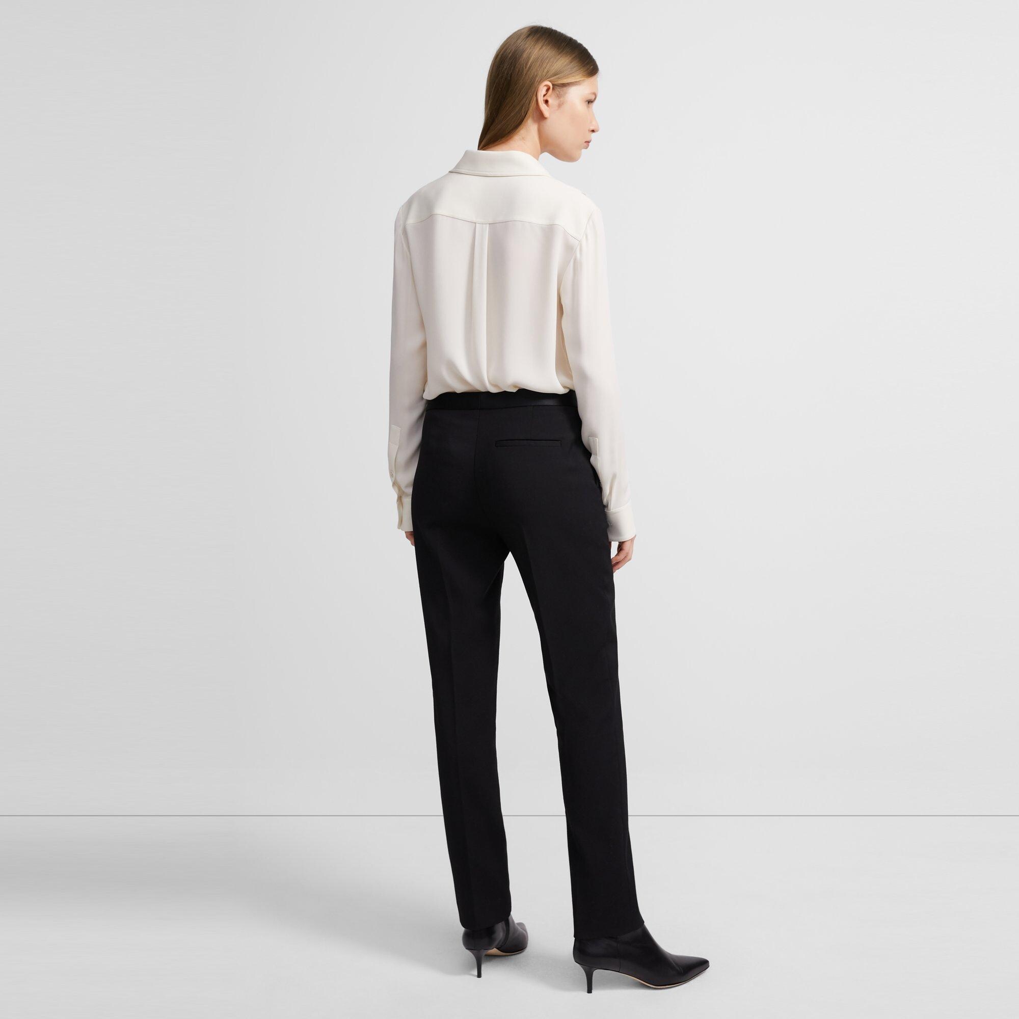 Yoke Popover Shirt in Silk