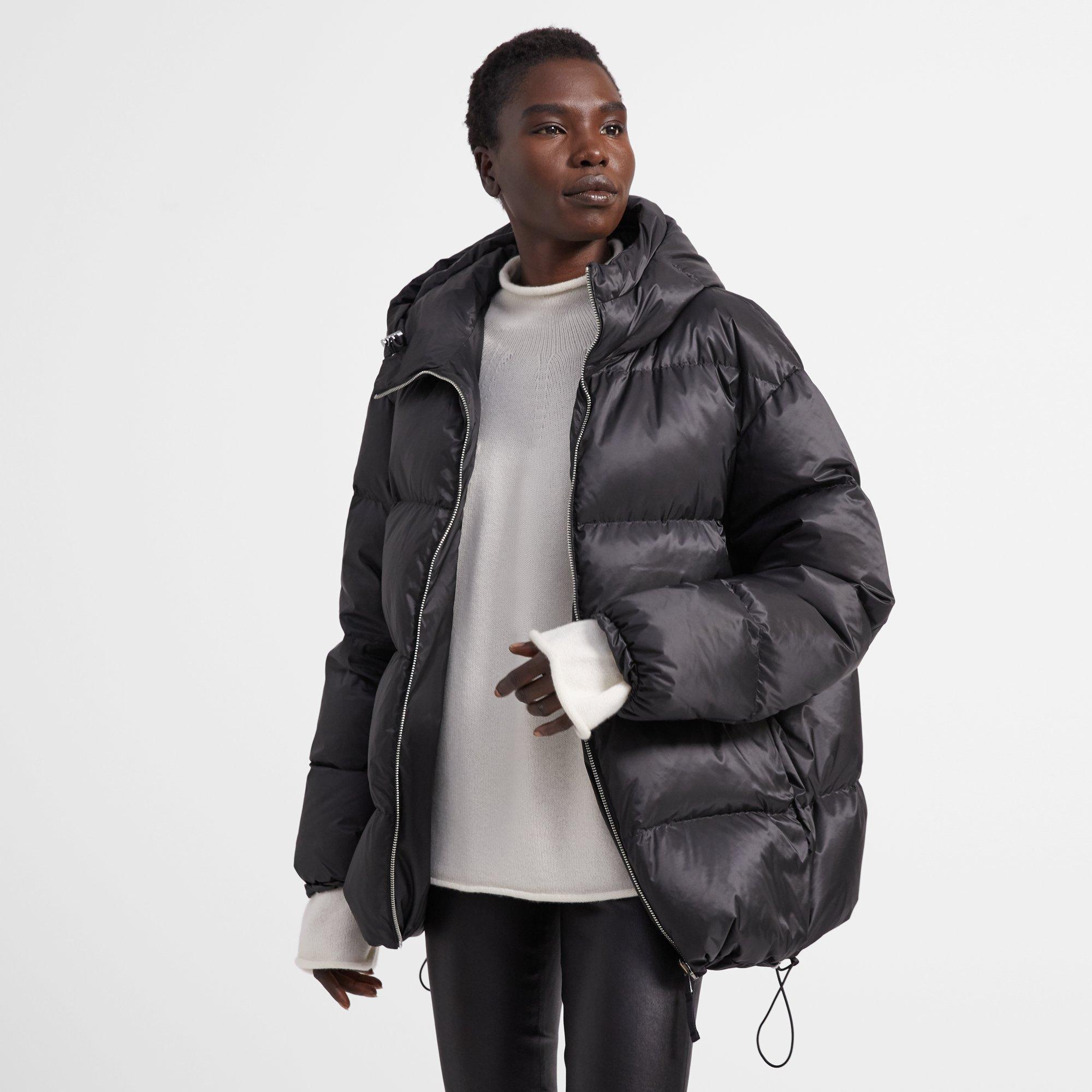 Reversible Puffer Jacket in Quilted Poly