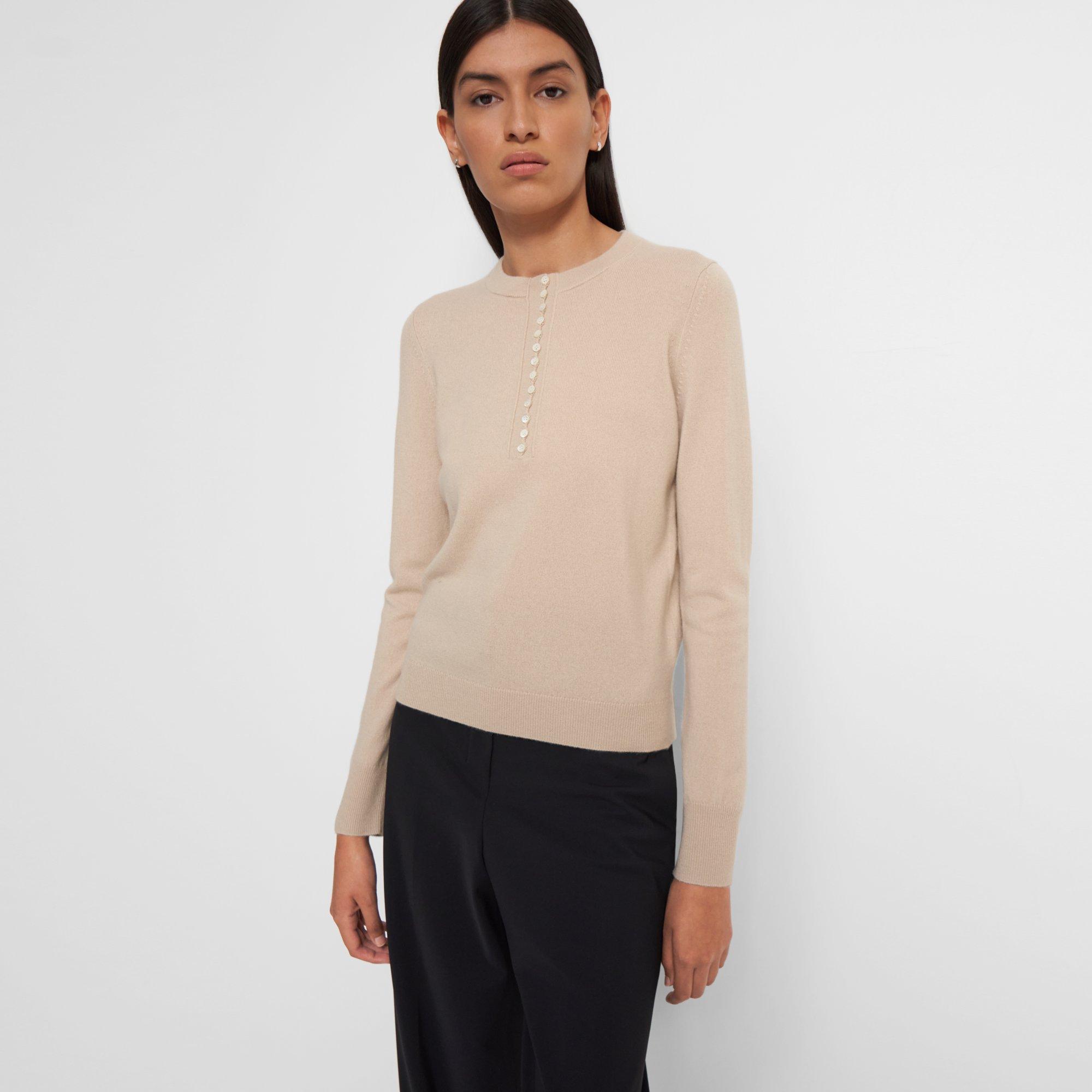 Henley Sweater in Cashmere