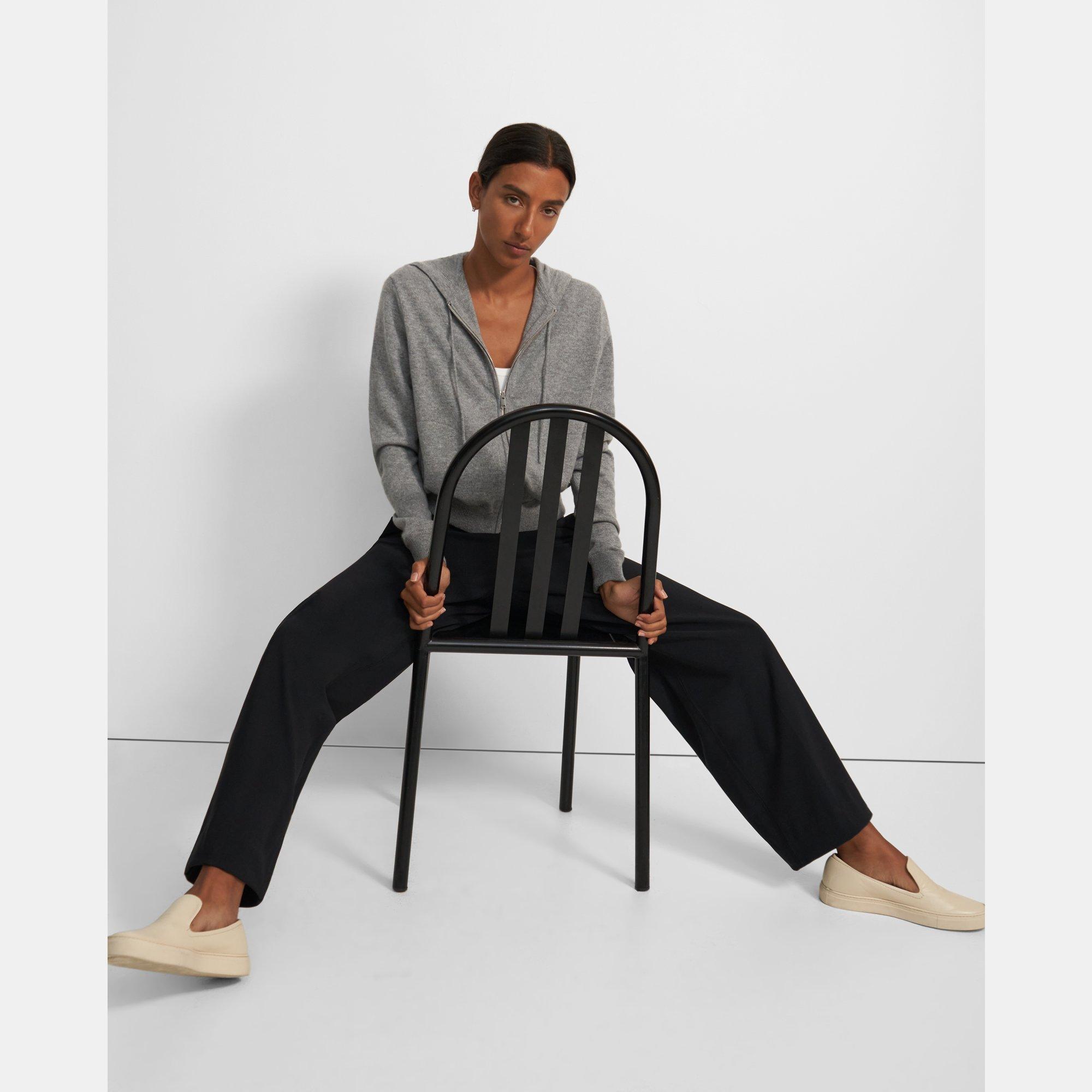 Zip Hoodie in Cashmere