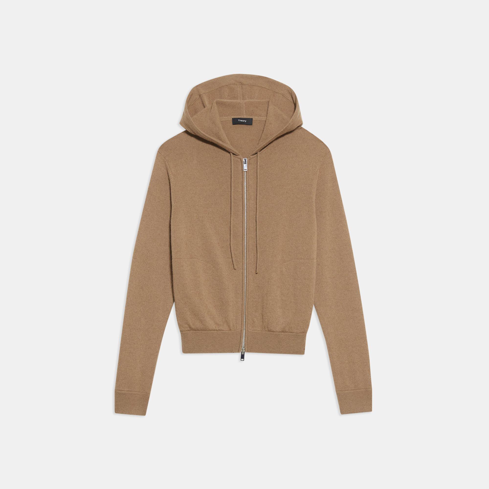 Zip Hoodie in Cashmere