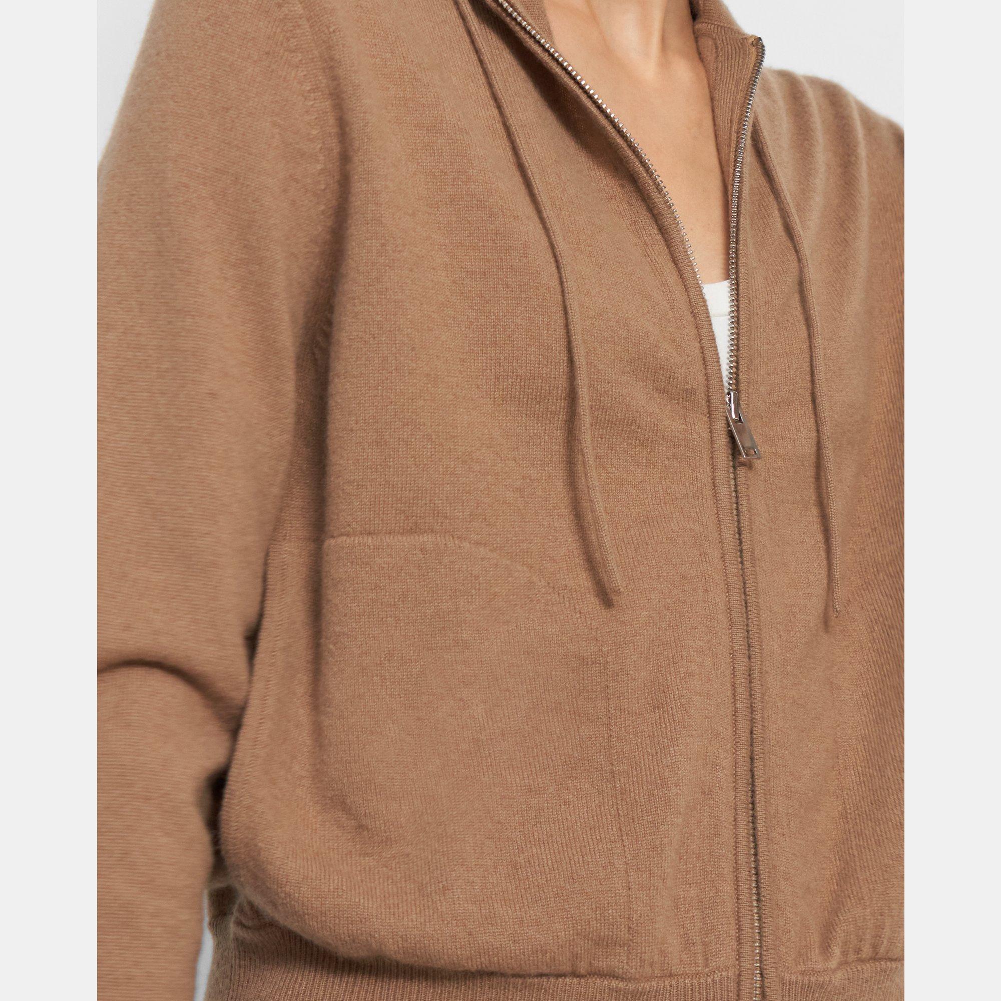 Zip Hoodie in Cashmere