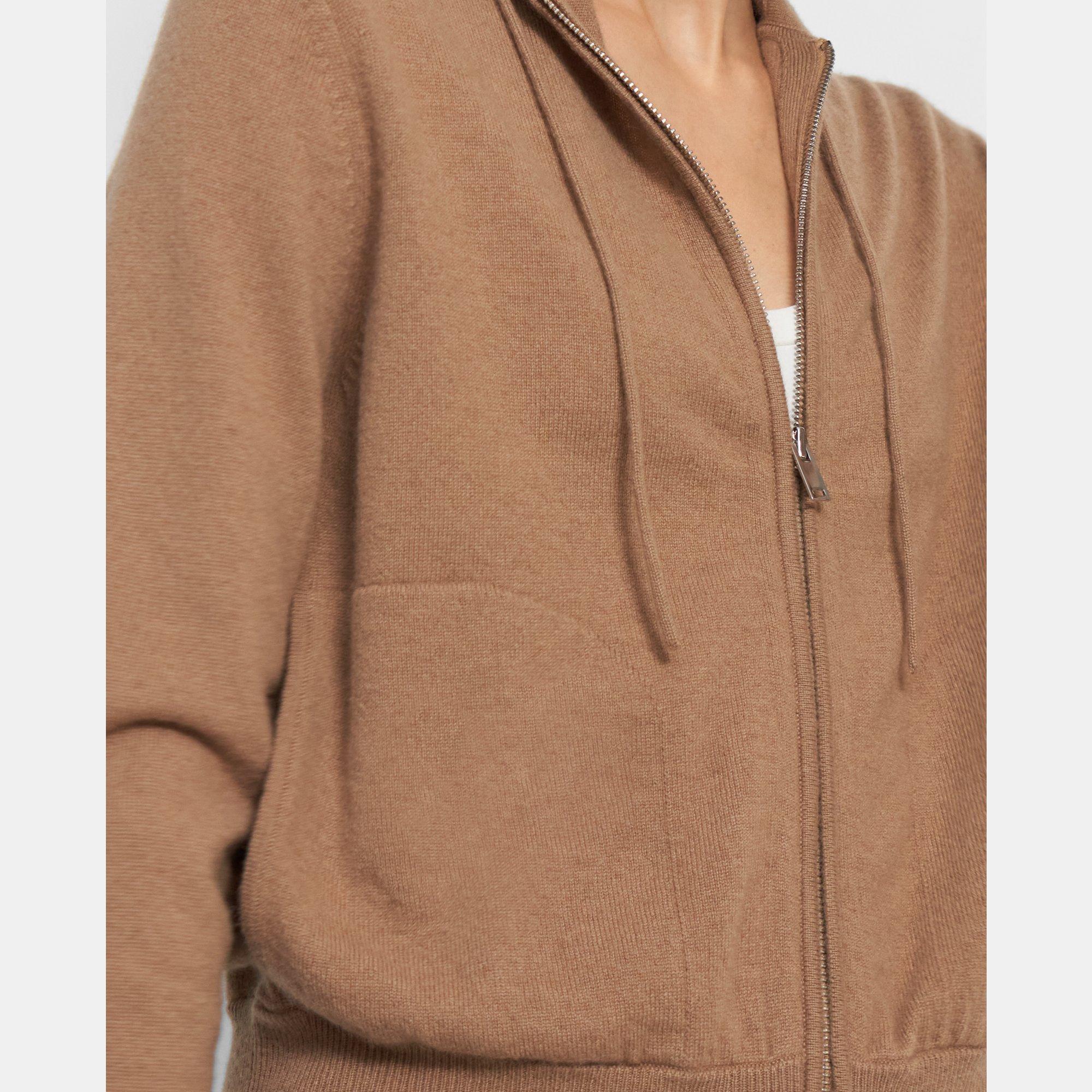 Zip Hoodie in Cashmere