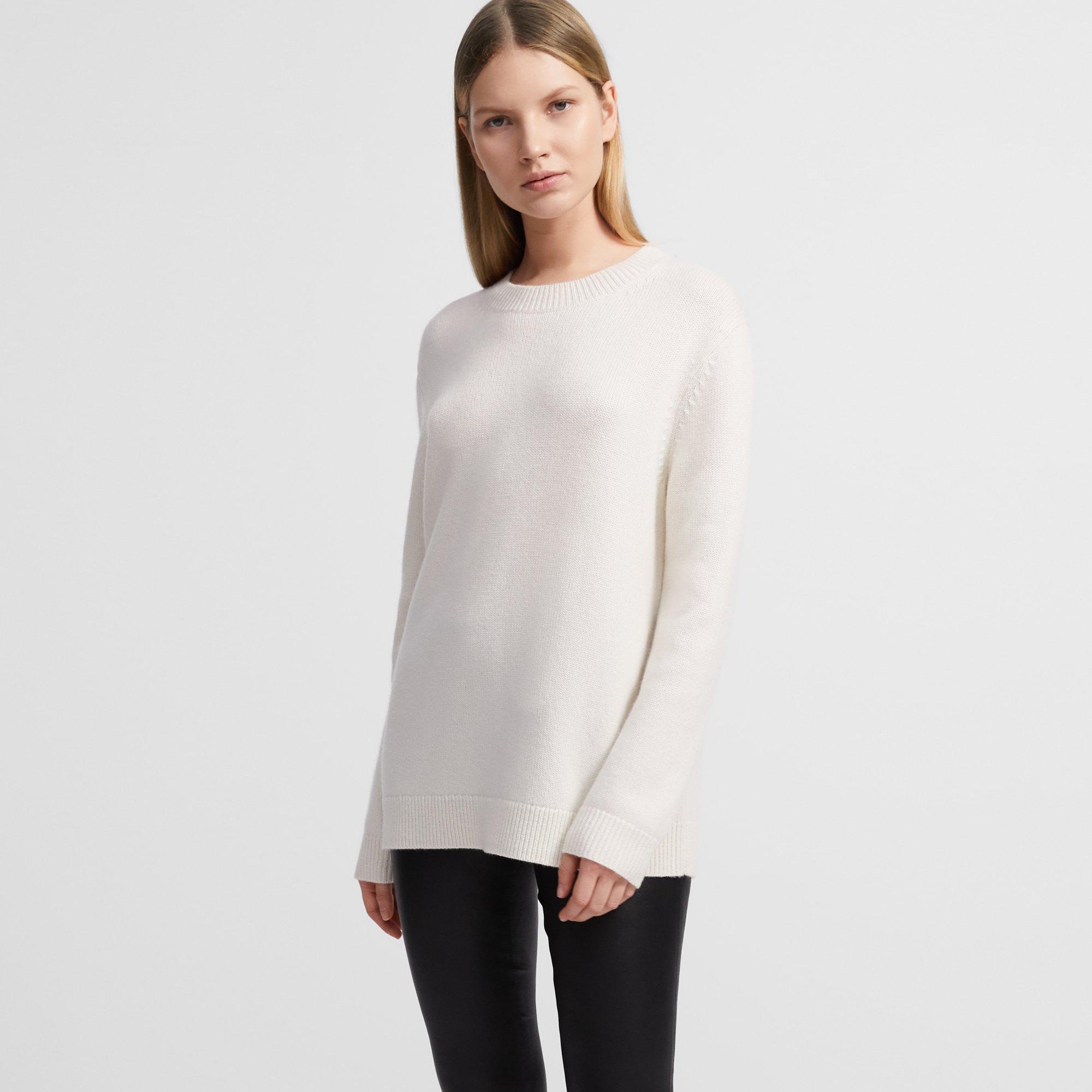 Theory Official Site | Crewneck Sweater in Cashmere