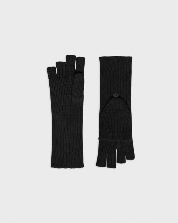 Fold-Back Gloves in Cashmere