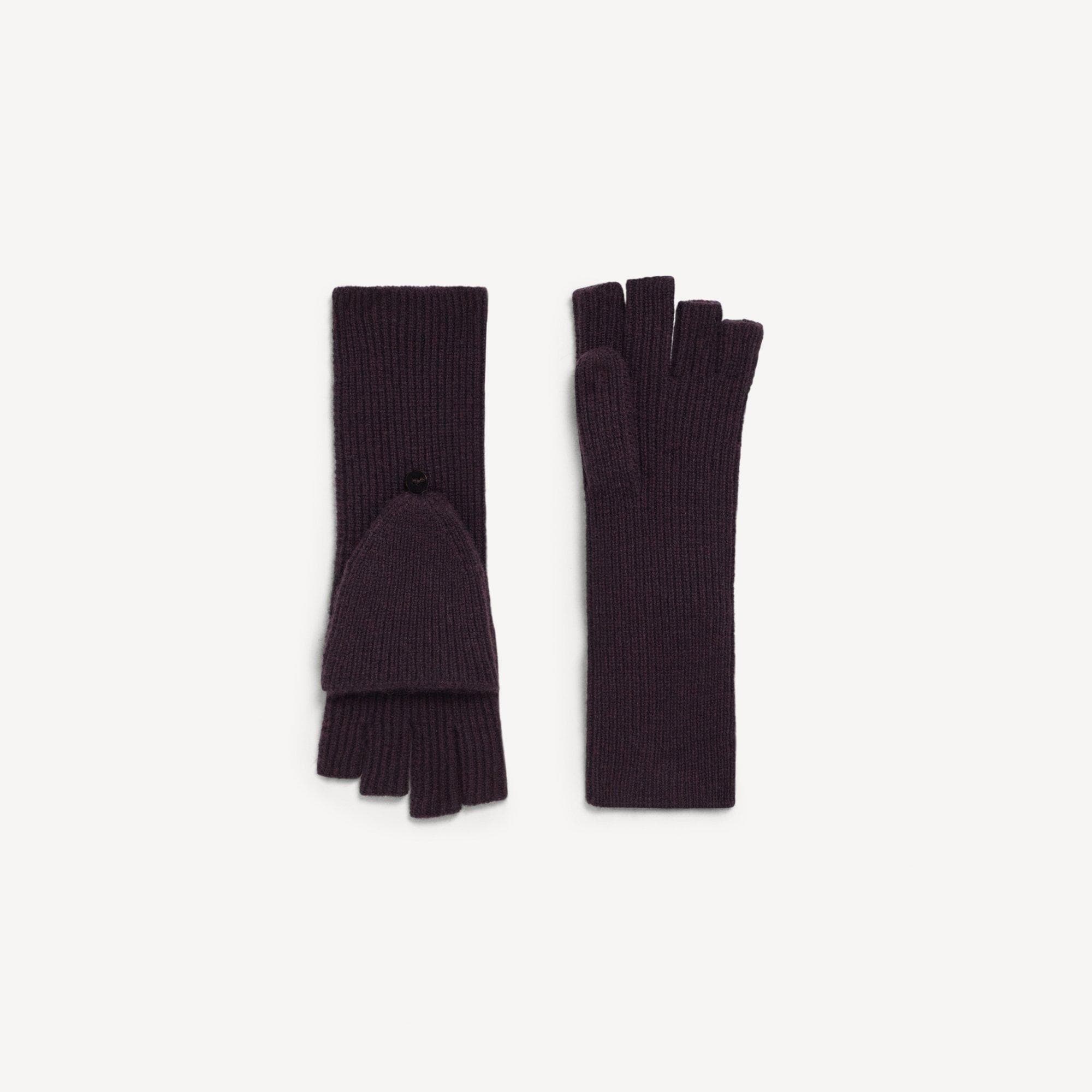 Fold-Back Gloves in Cashmere