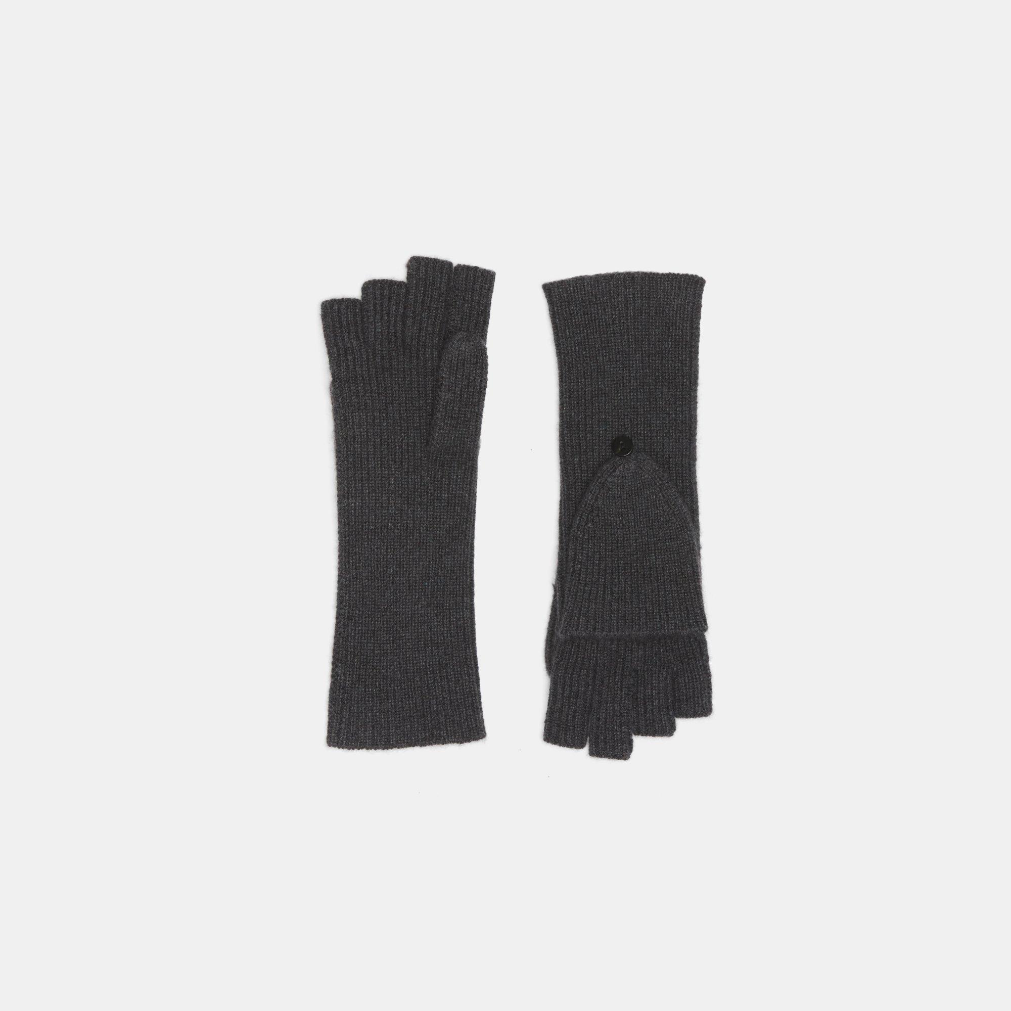 Fold-Back Gloves in Cashmere