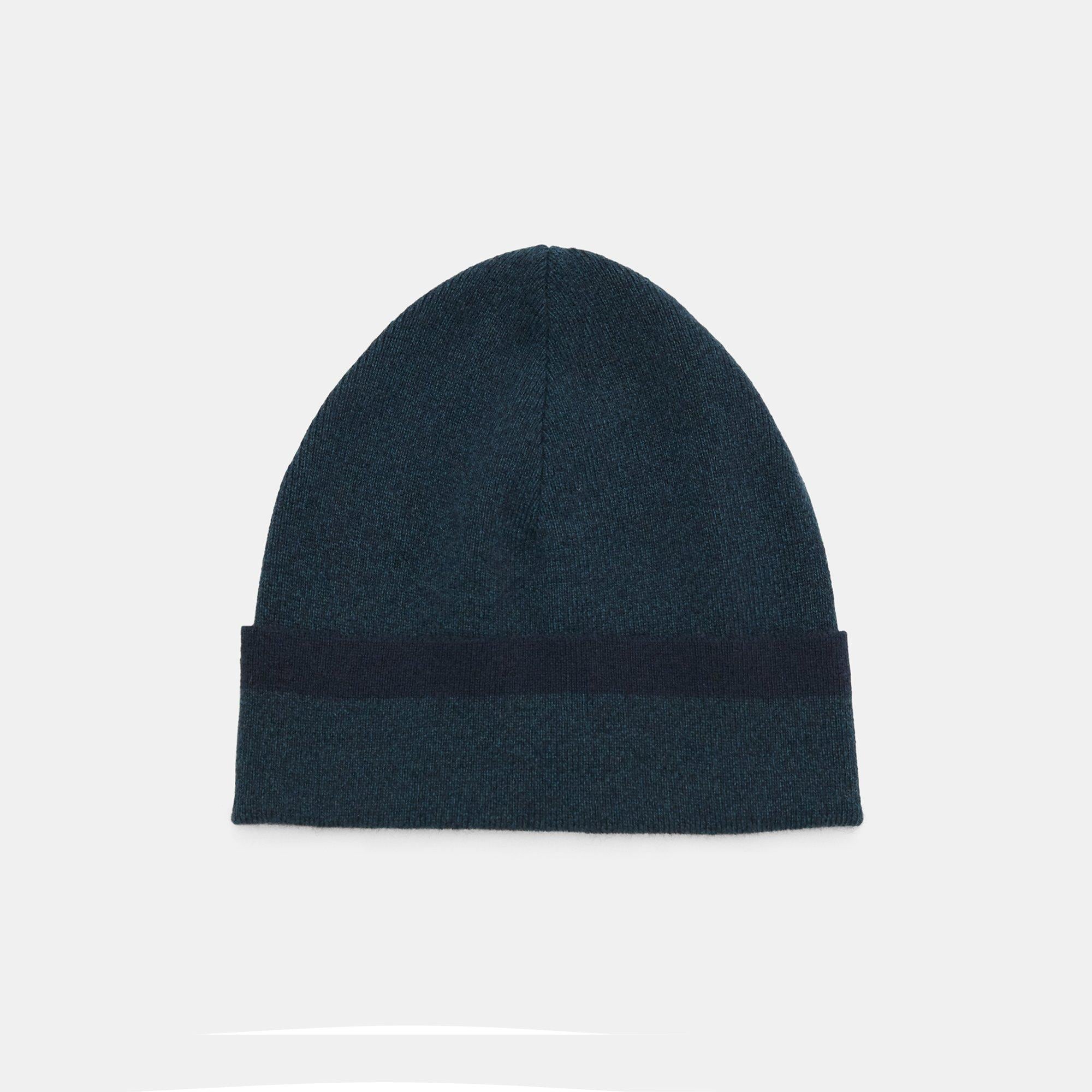 Tipped Beanie in Cashmere