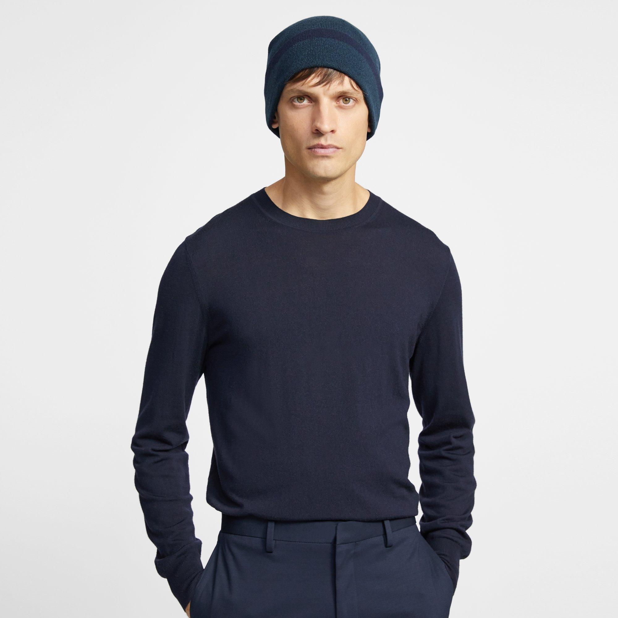 Tipped Beanie in Cashmere