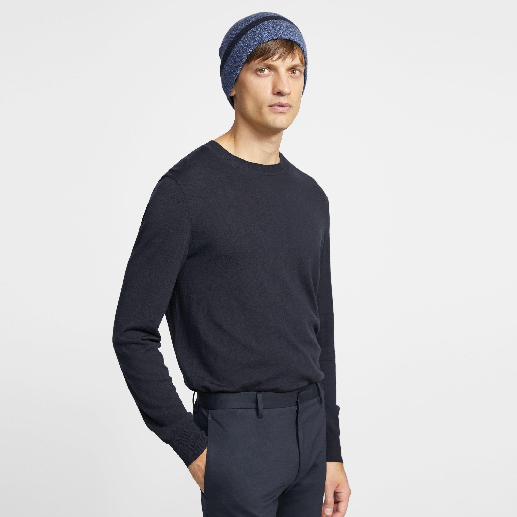 Tipped Beanie in Cashmere