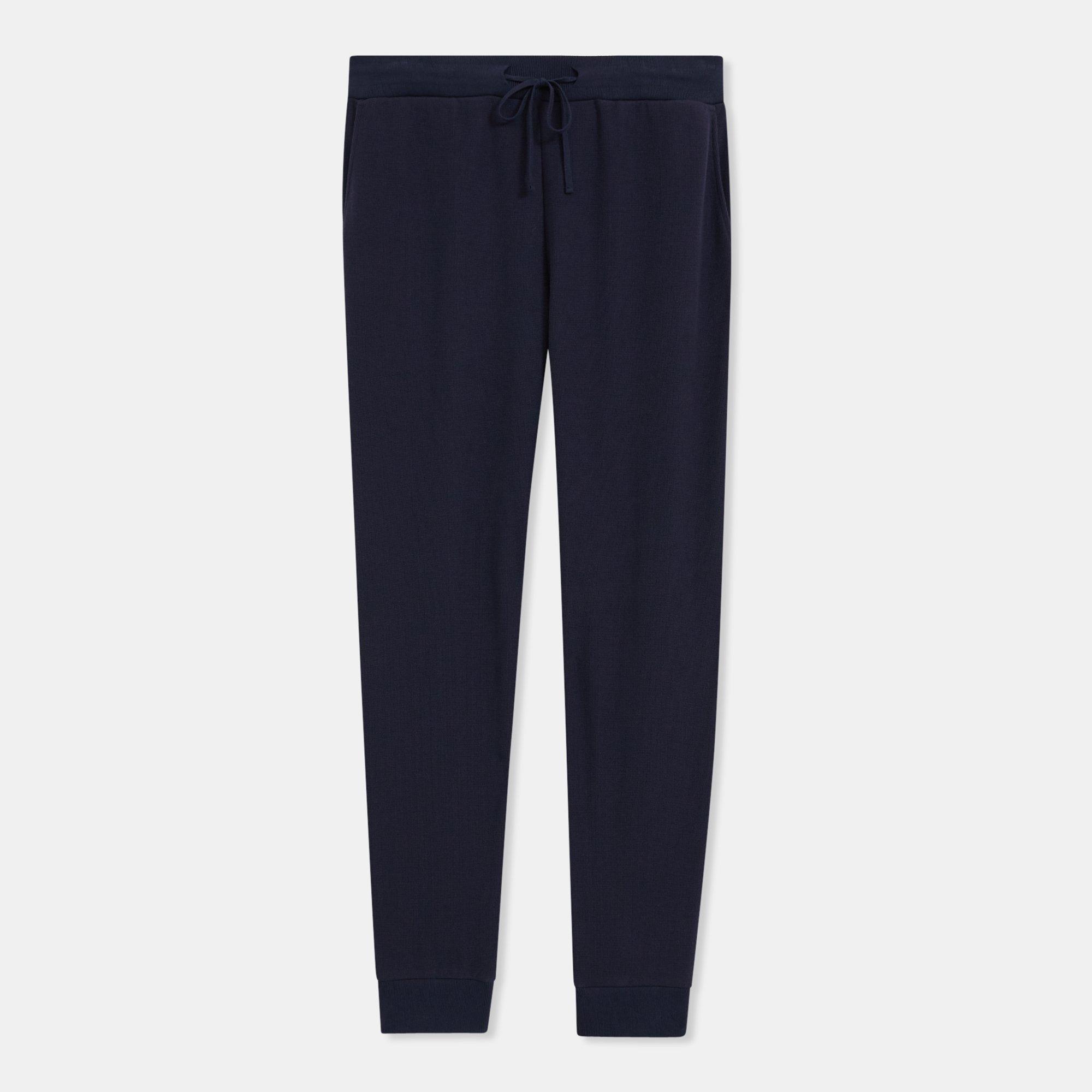 Jogger in Waffle Knit Organic Cotton