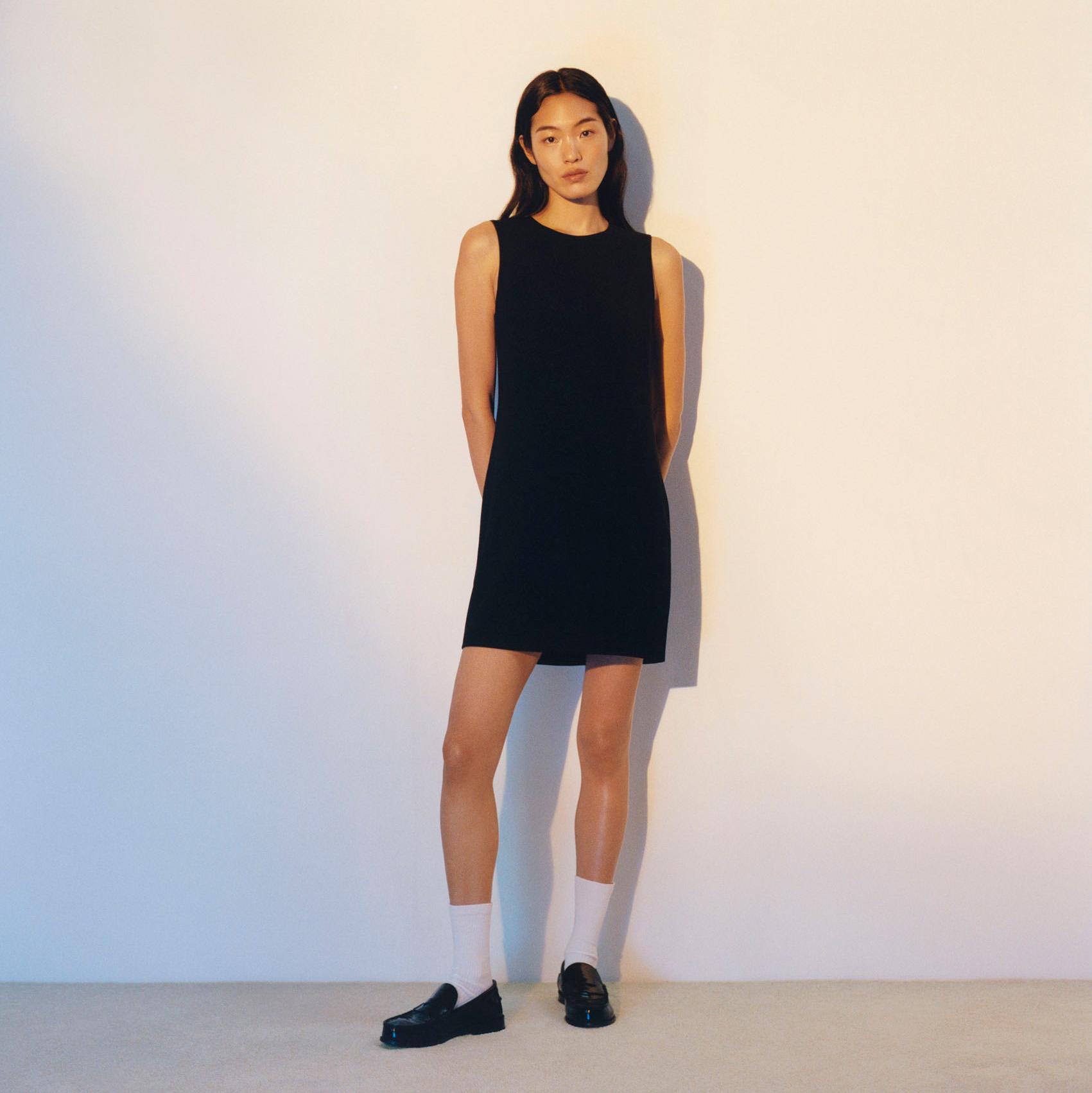 Shift Dress in Admiral Crepe