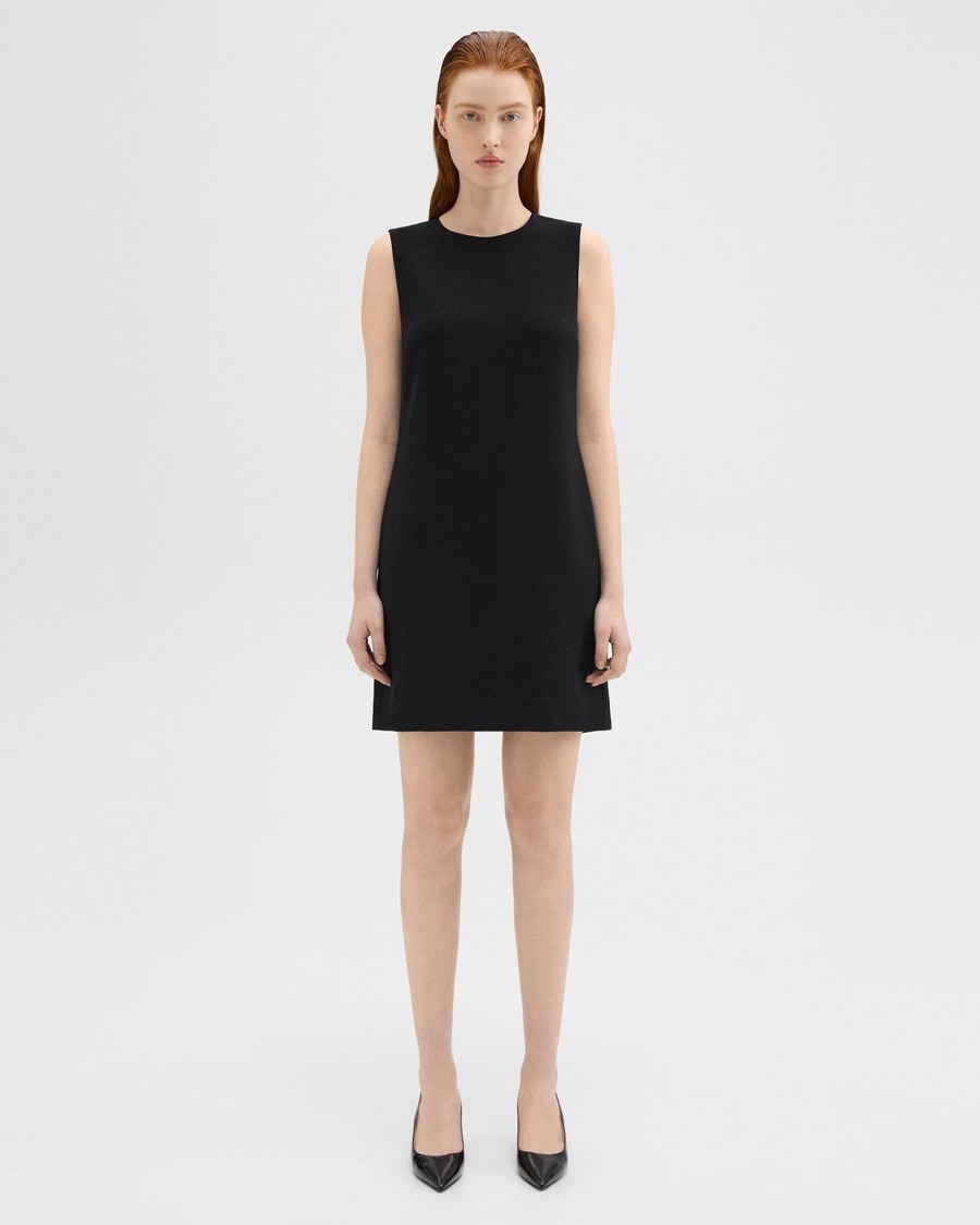 Shift Dress in Admiral Crepe