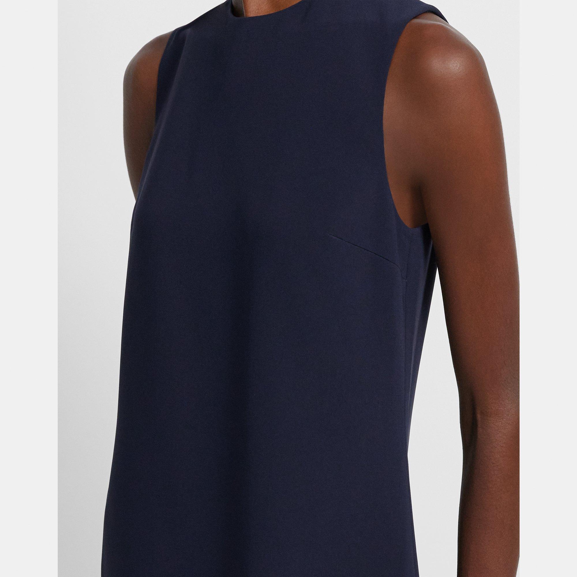 Shift Dress in Admiral Crepe