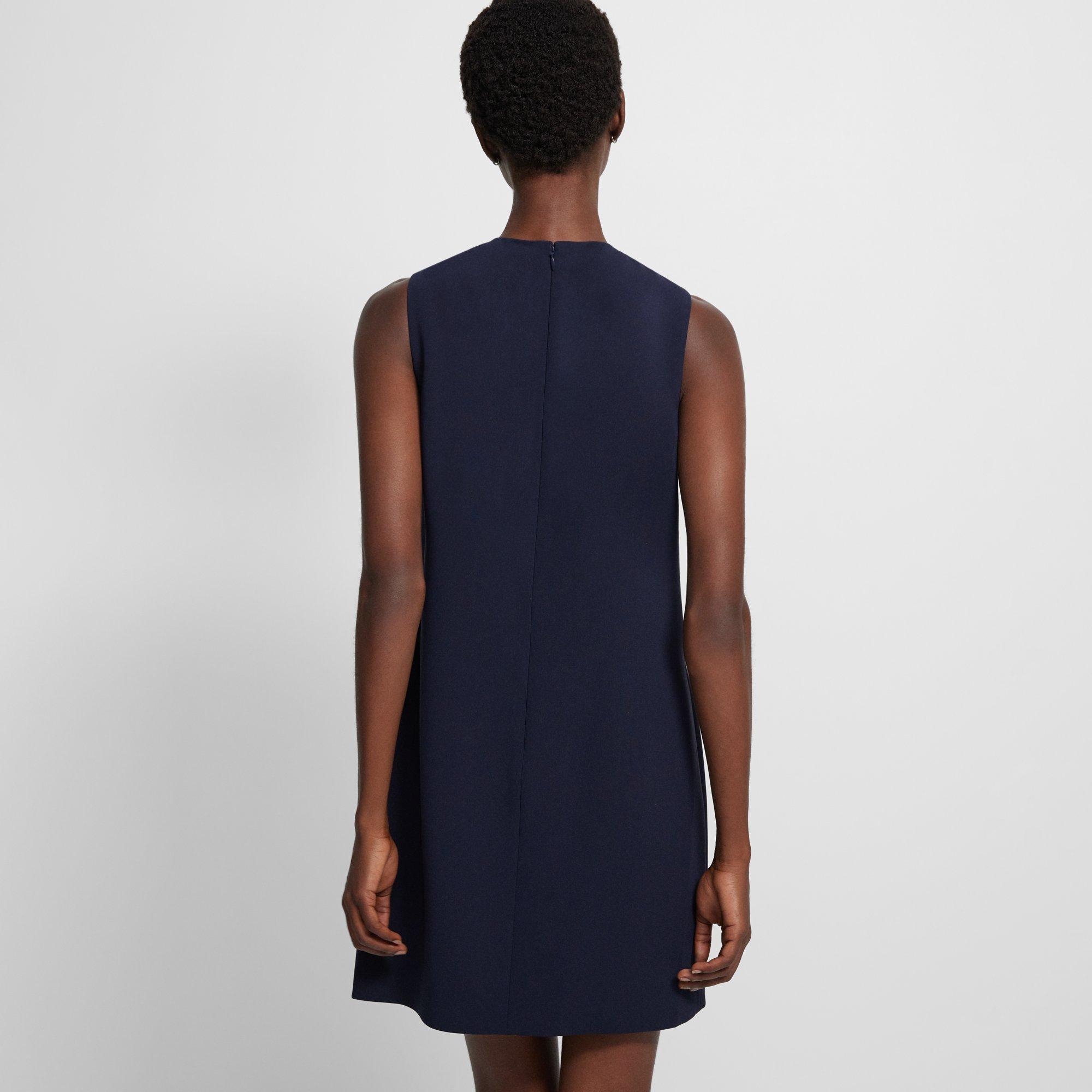 Shift Dress in Admiral Crepe