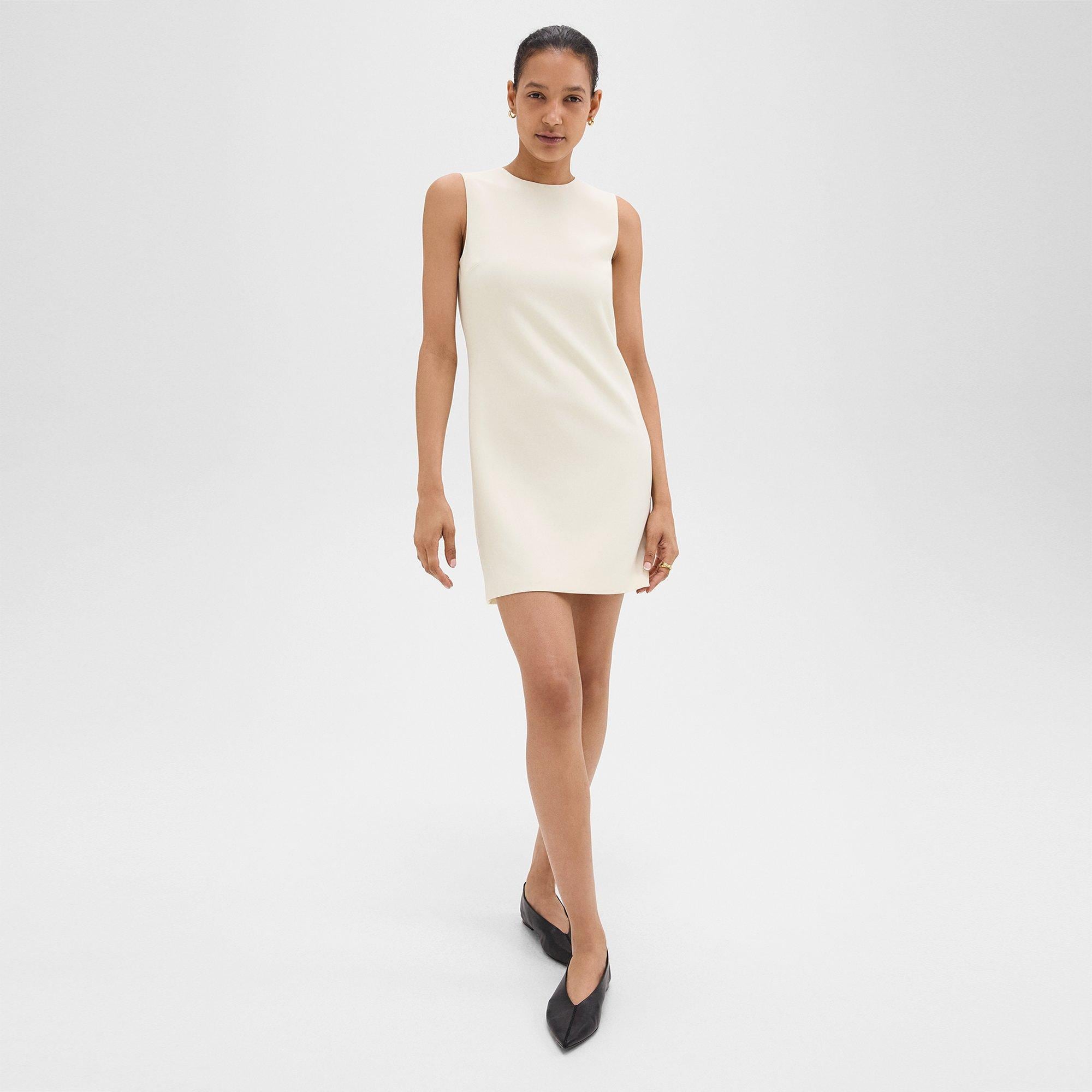 Shift Dress in Admiral Crepe