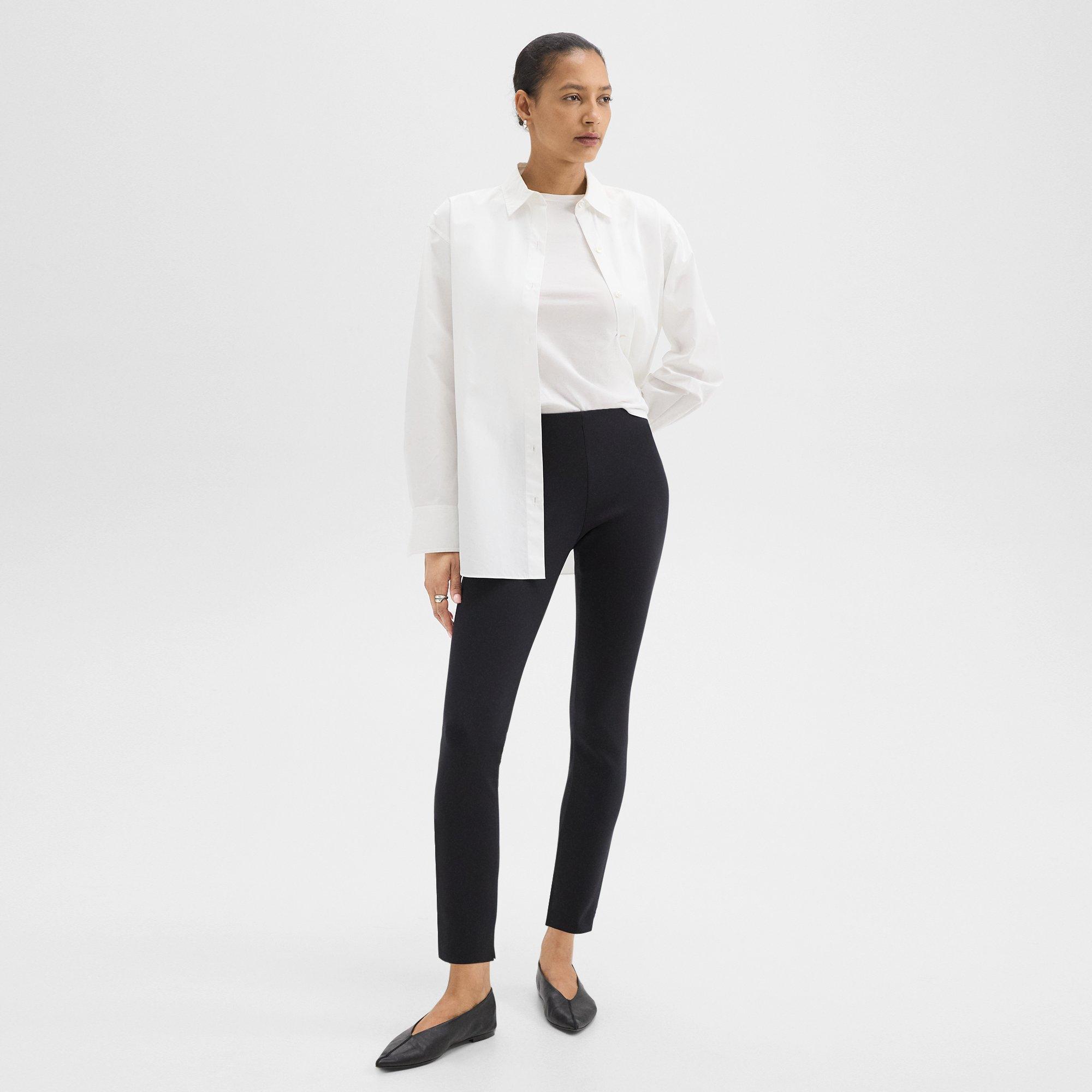 Scuba Leggings With Seams