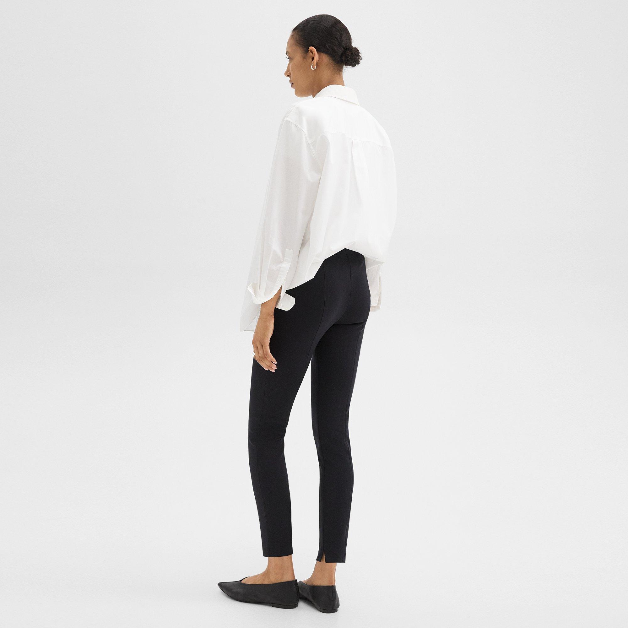 Black Scuba Skinny Legging | Theory