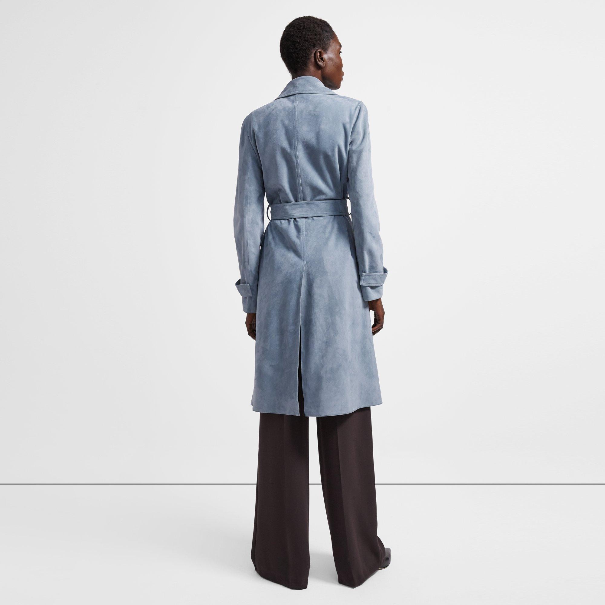 oaklane wool & cashmere trench coat