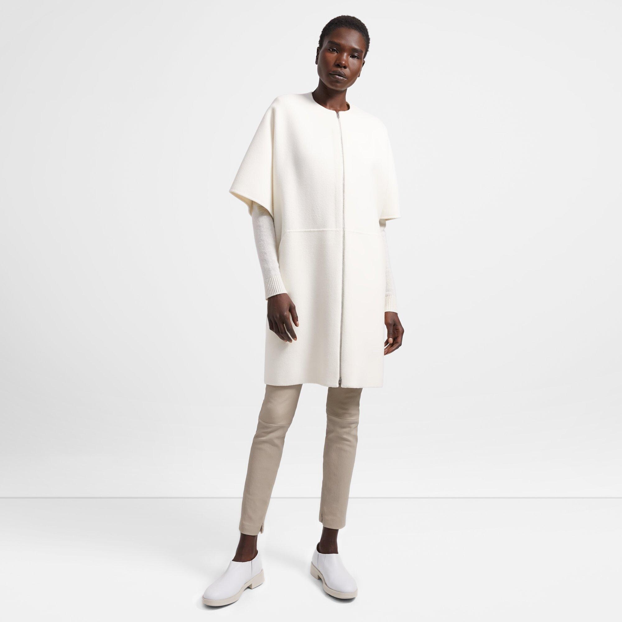 Bell Coat in Double-Face Wool-Cashmere