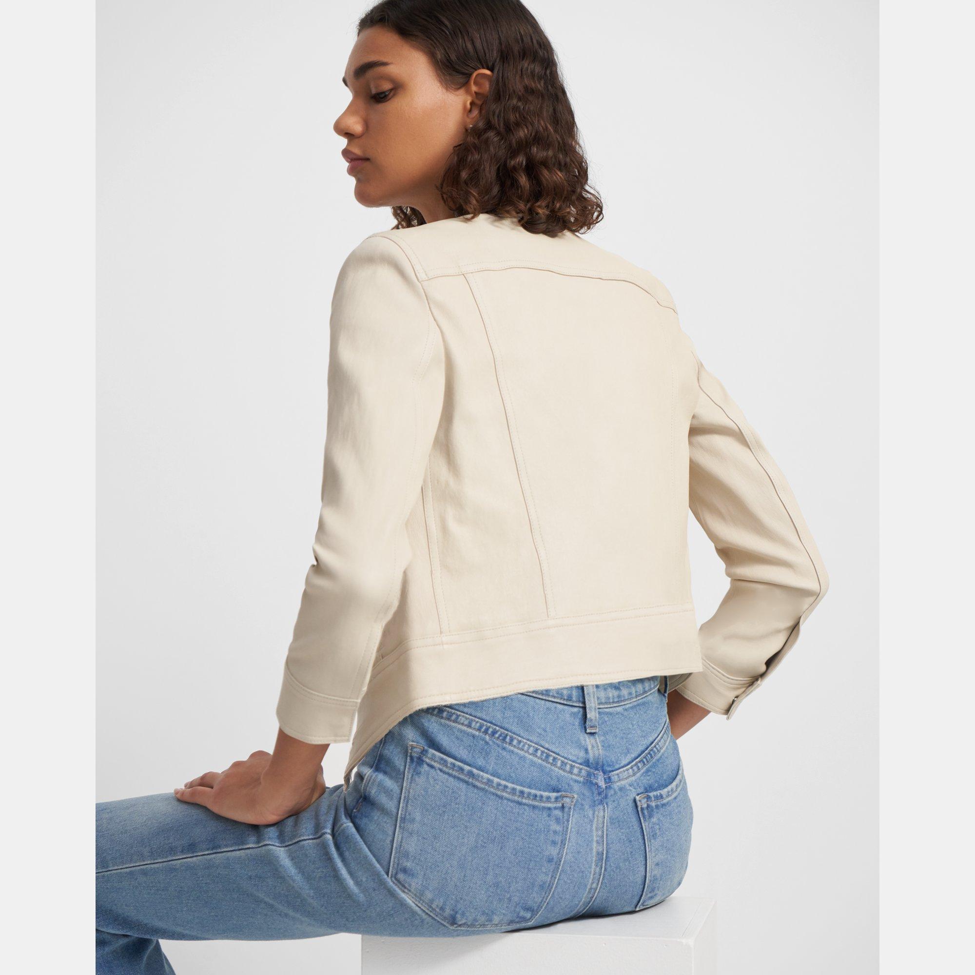Jean Moto Jacket in Leather