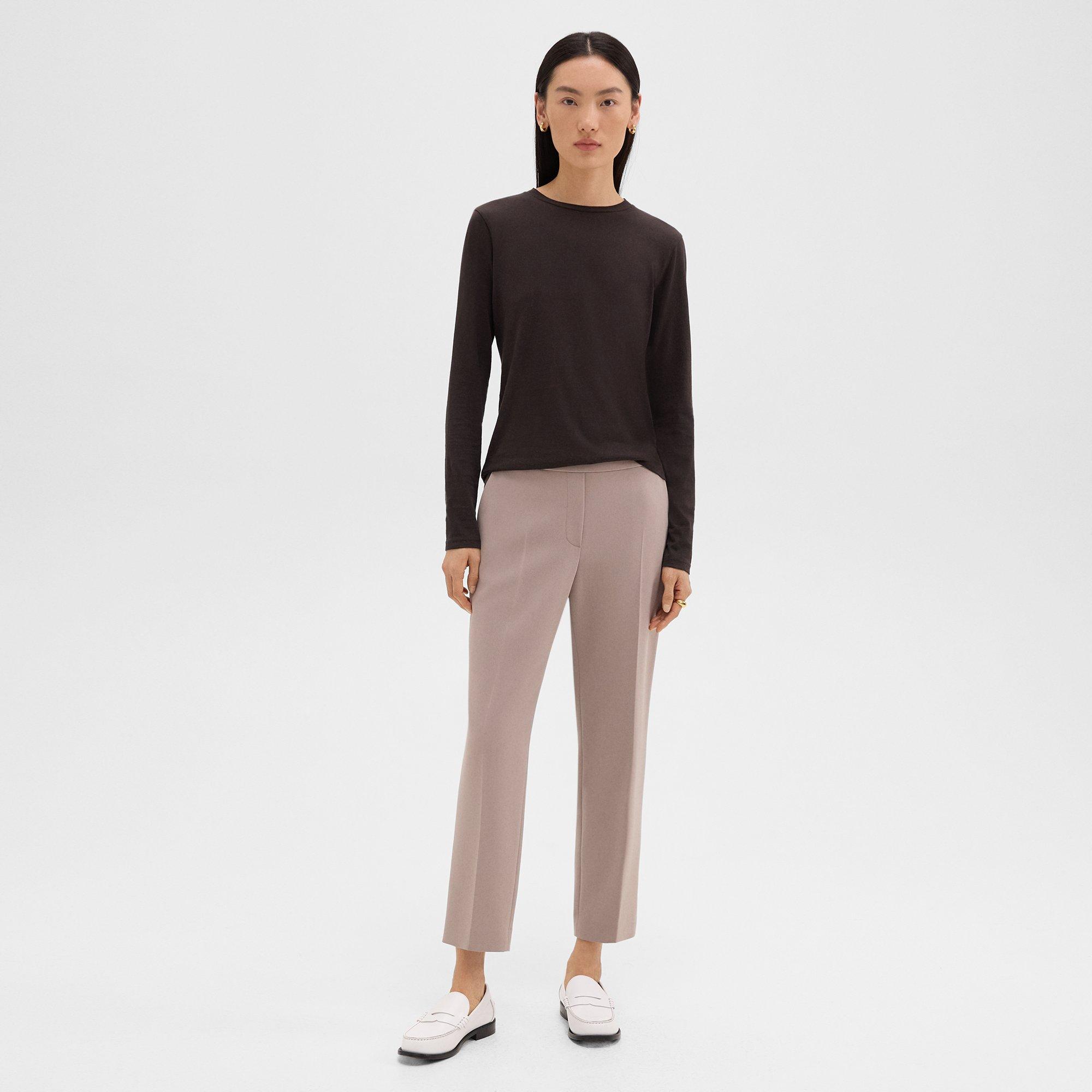 Treeca Pull-On Trouser in Admiral Crepe